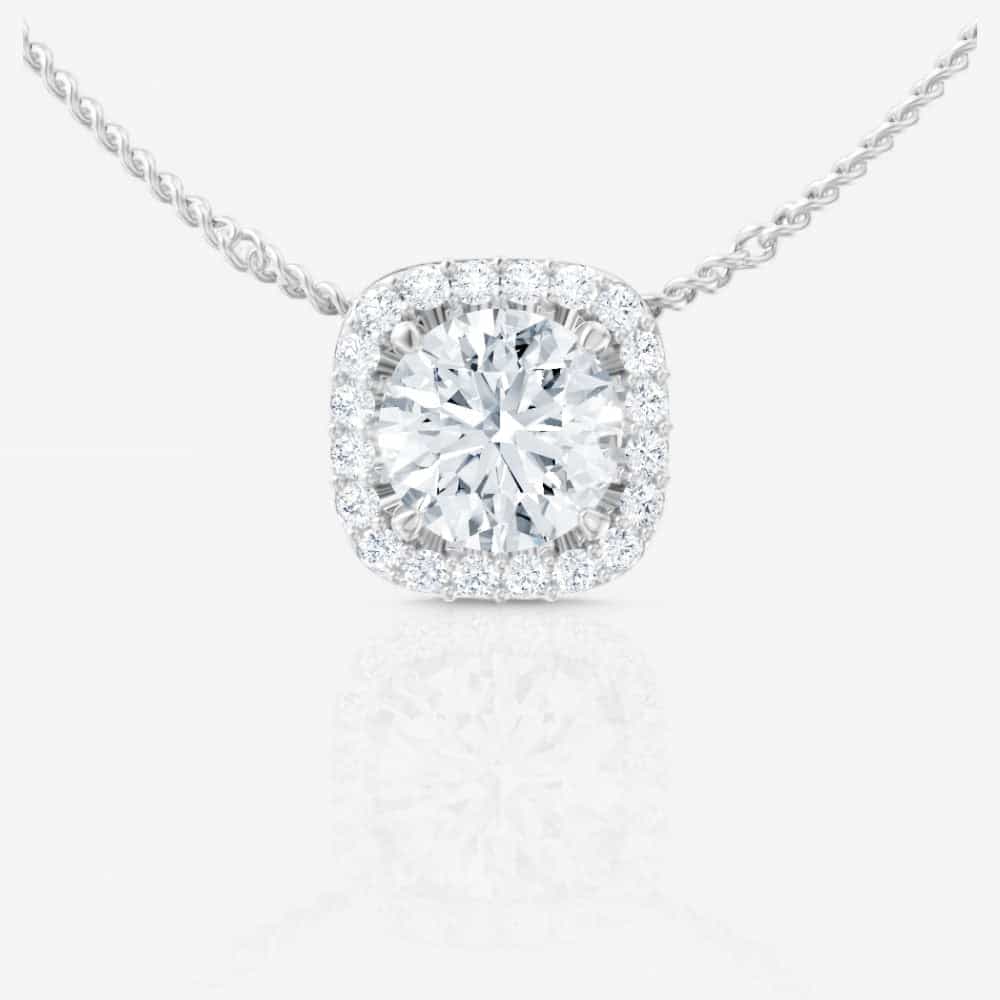 14kt white gold/18kt white gold/platinum/round/cushion/top