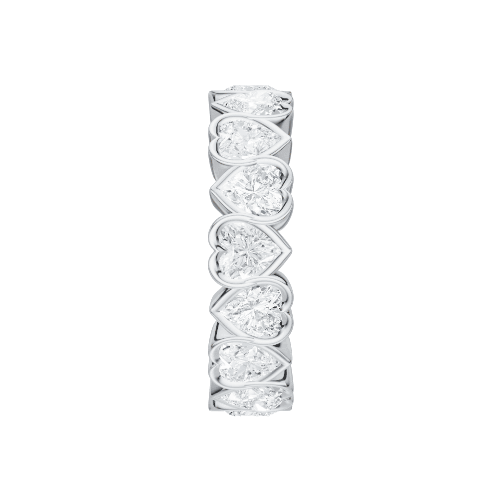14kt white gold/18kt white gold/platinum/4.00/side