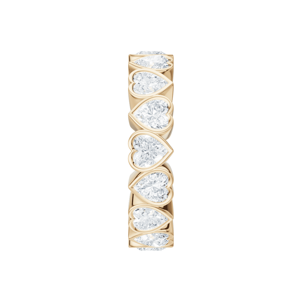18kt yellow gold/5.00/side