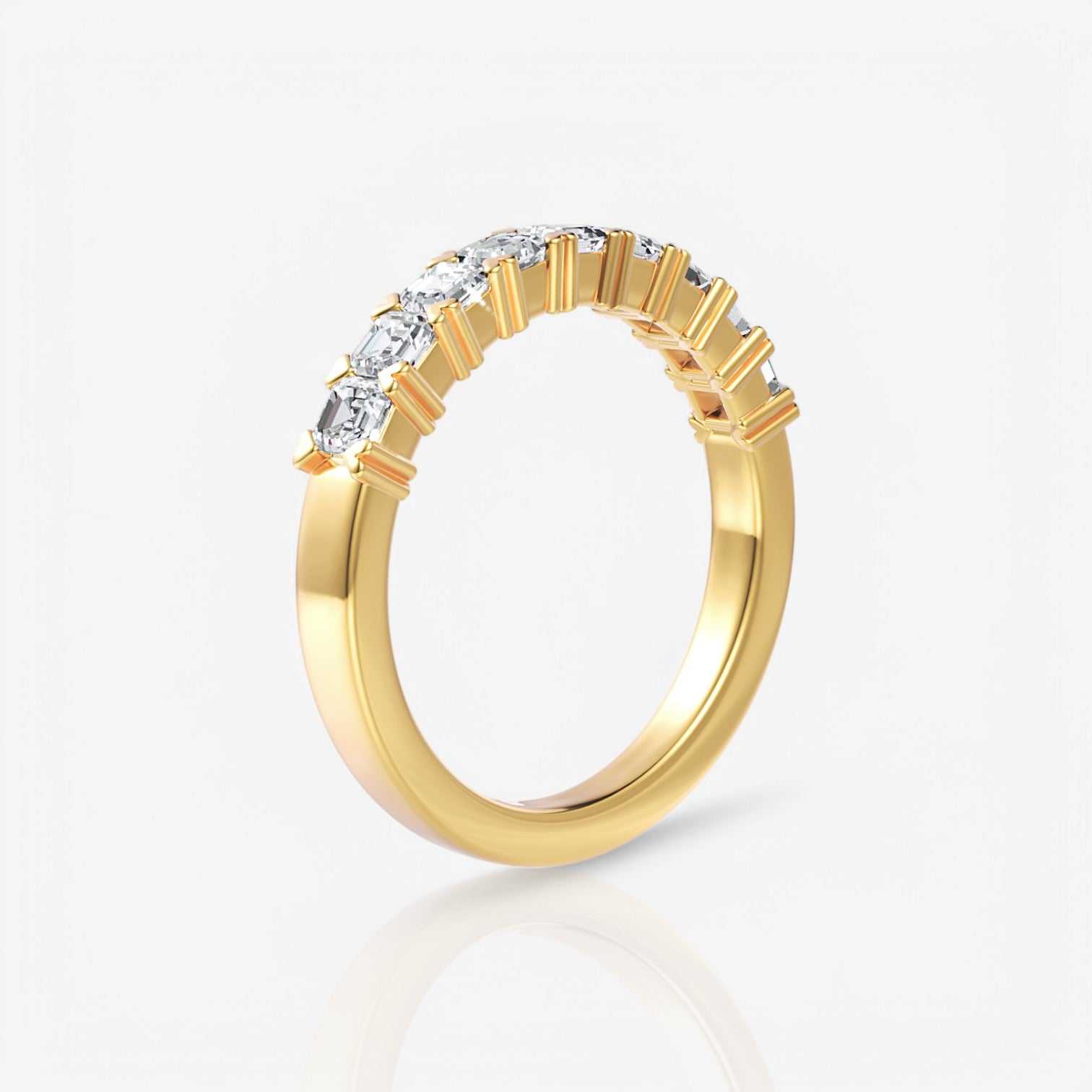 18kt yellow gold/1.00/side