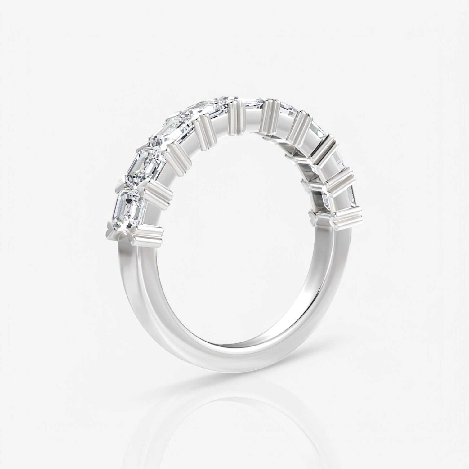 14kt white gold/18kt white gold/platinum/1.50/side