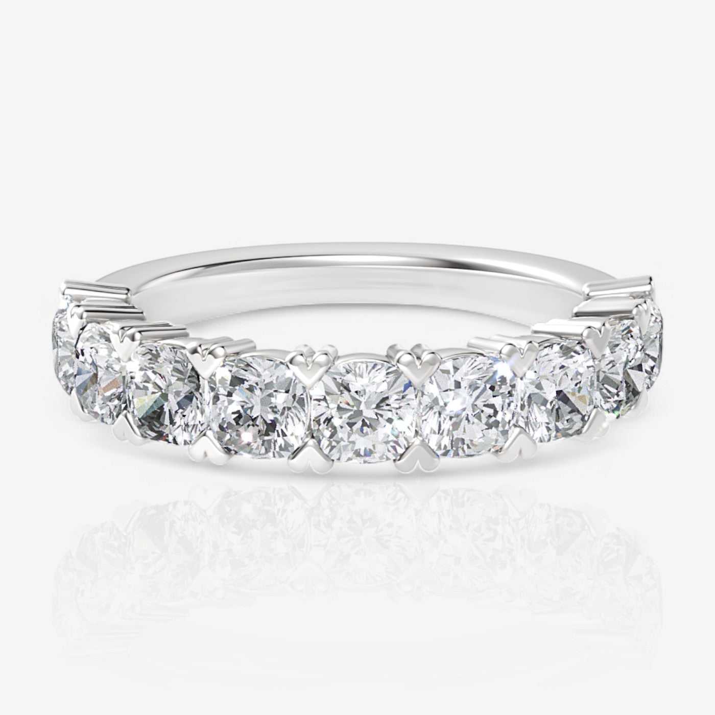 14kt white gold/18kt white gold/platinum/3.00/top