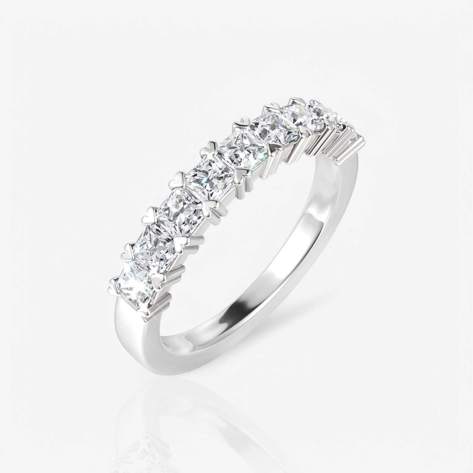 14kt white gold/18kt white gold/platinum/0.75/front