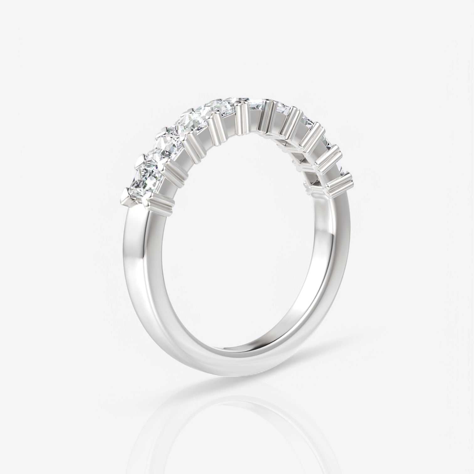 14kt white gold/18kt white gold/platinum/0.75/side