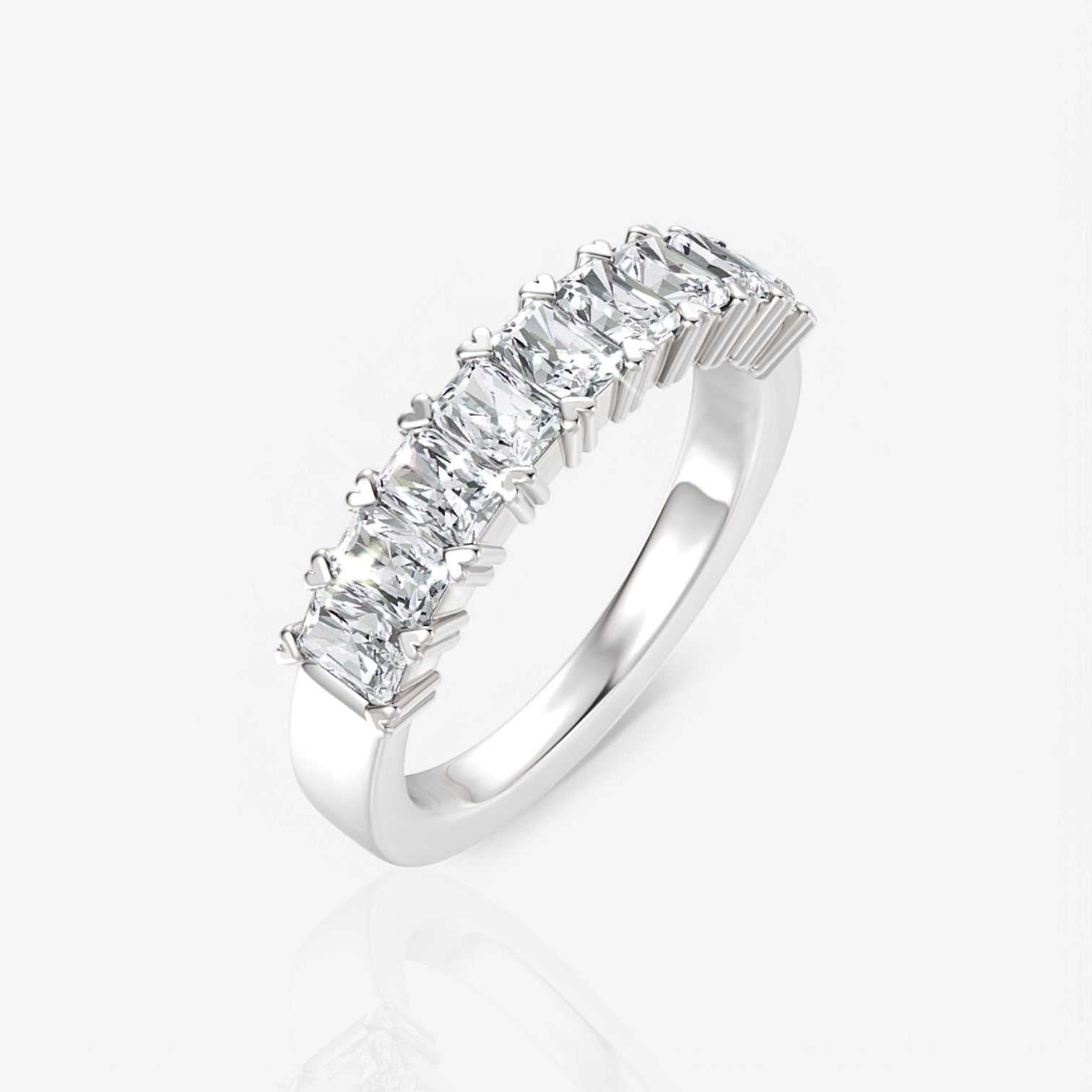14kt white gold/18kt white gold/platinum/0.50/front