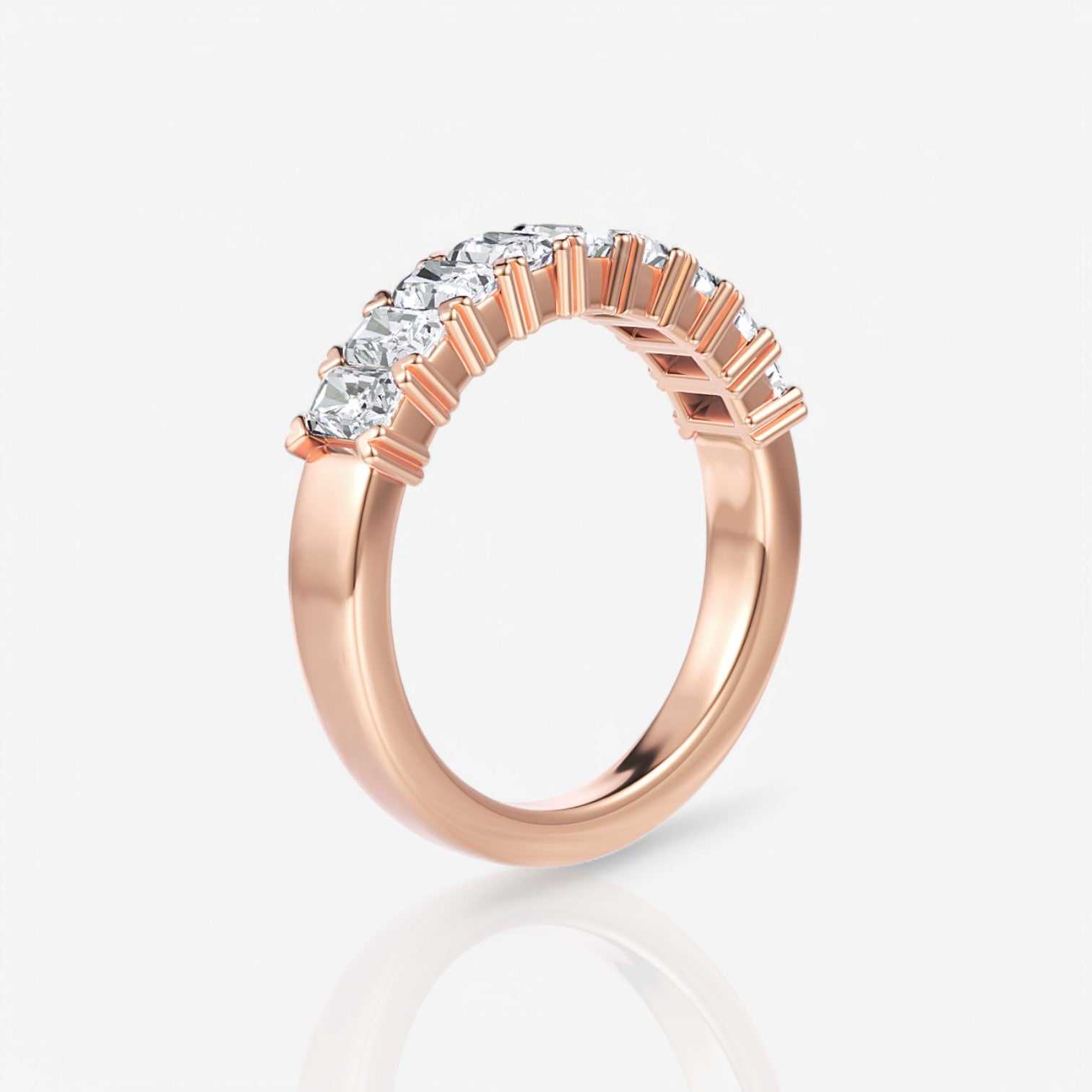 18kt rose gold/0.50/side