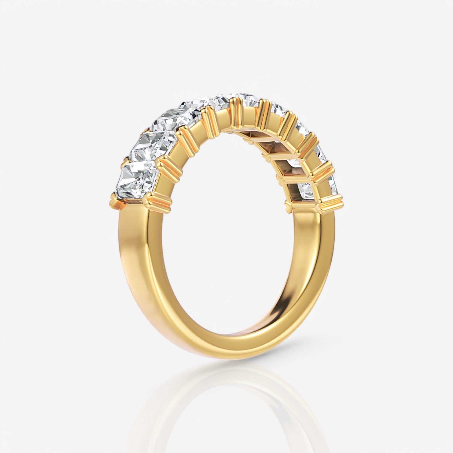 18kt yellow gold/3.00/side