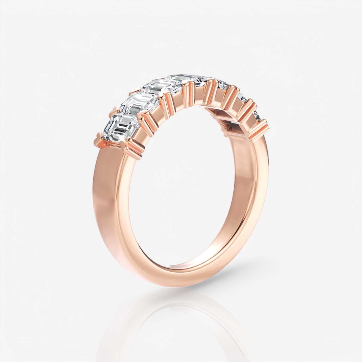 18kt rose gold/1.50/side
