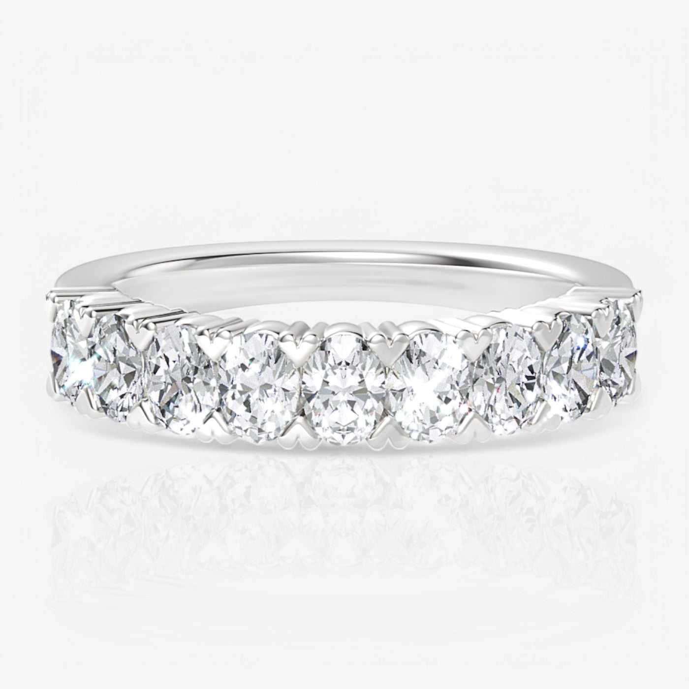 14kt white gold/18kt white gold/platinum/1.00/top