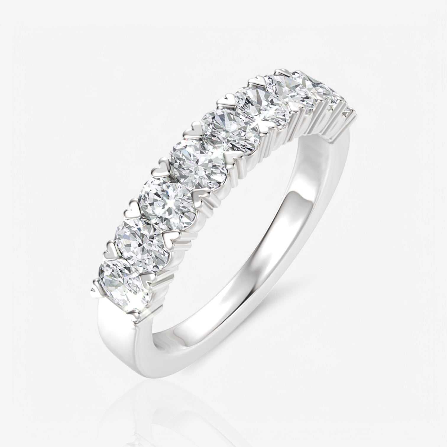 14kt white gold/18kt white gold/platinum/0.50/front