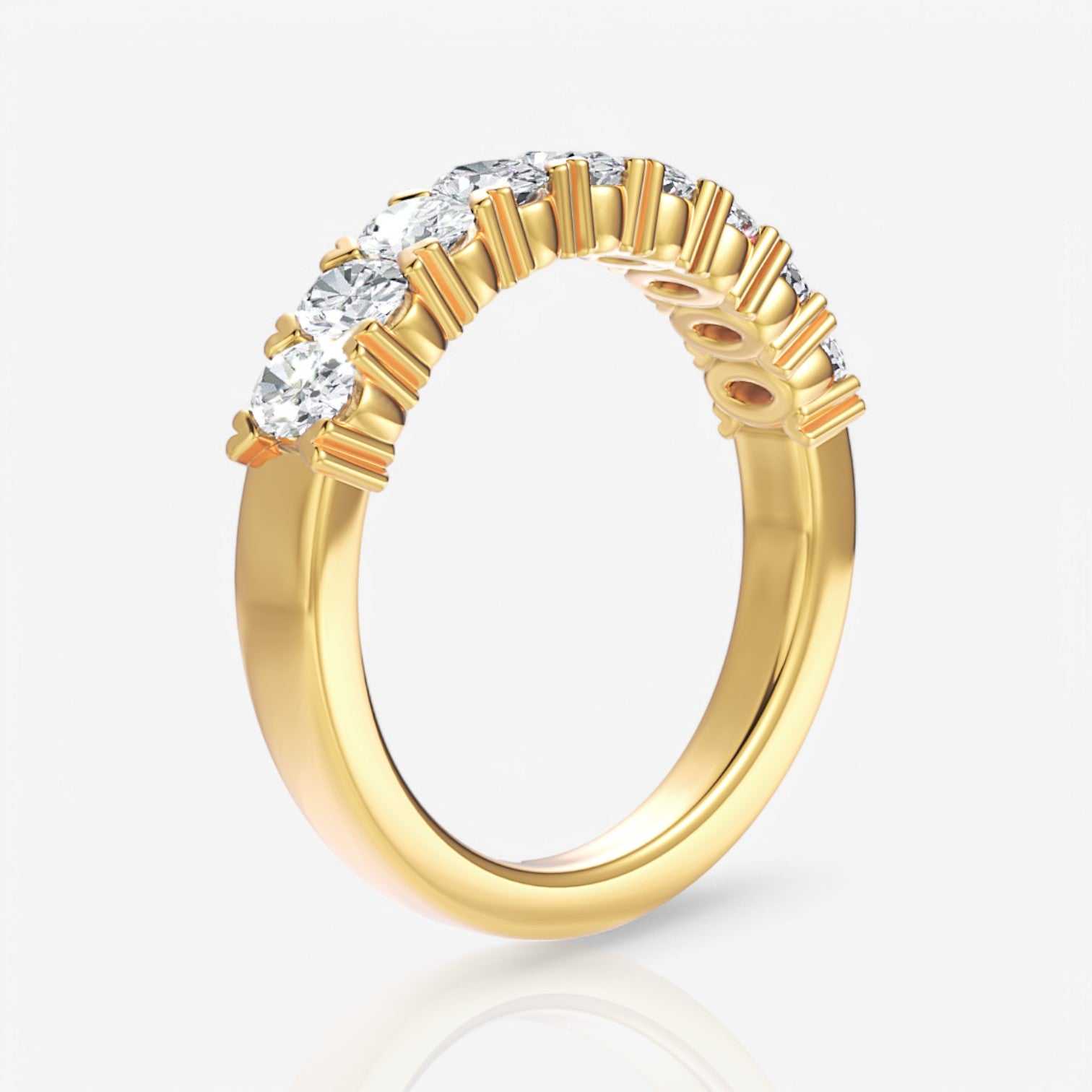 18kt yellow gold/0.75/side
