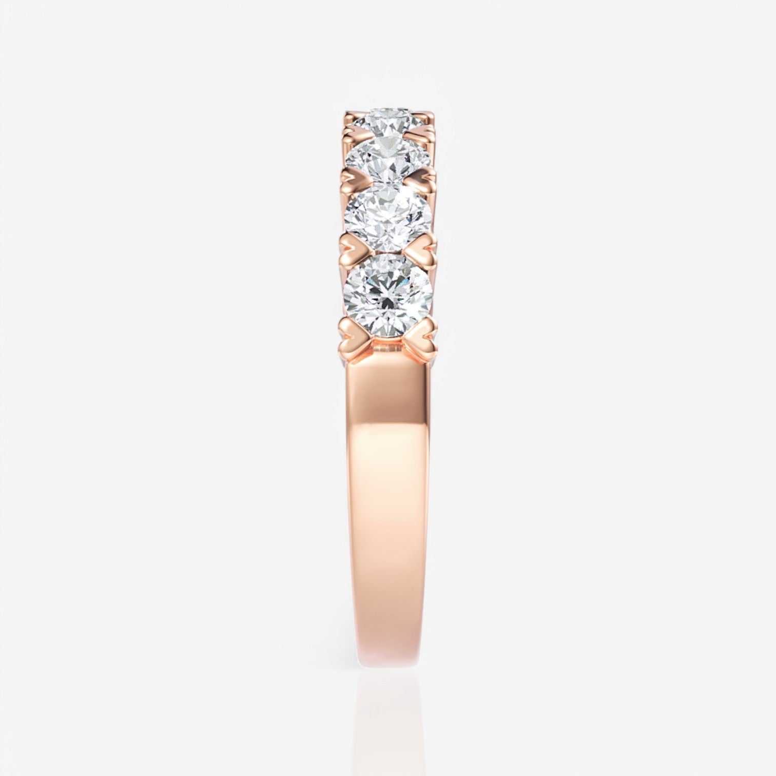 18kt rose gold/0.75/perspective