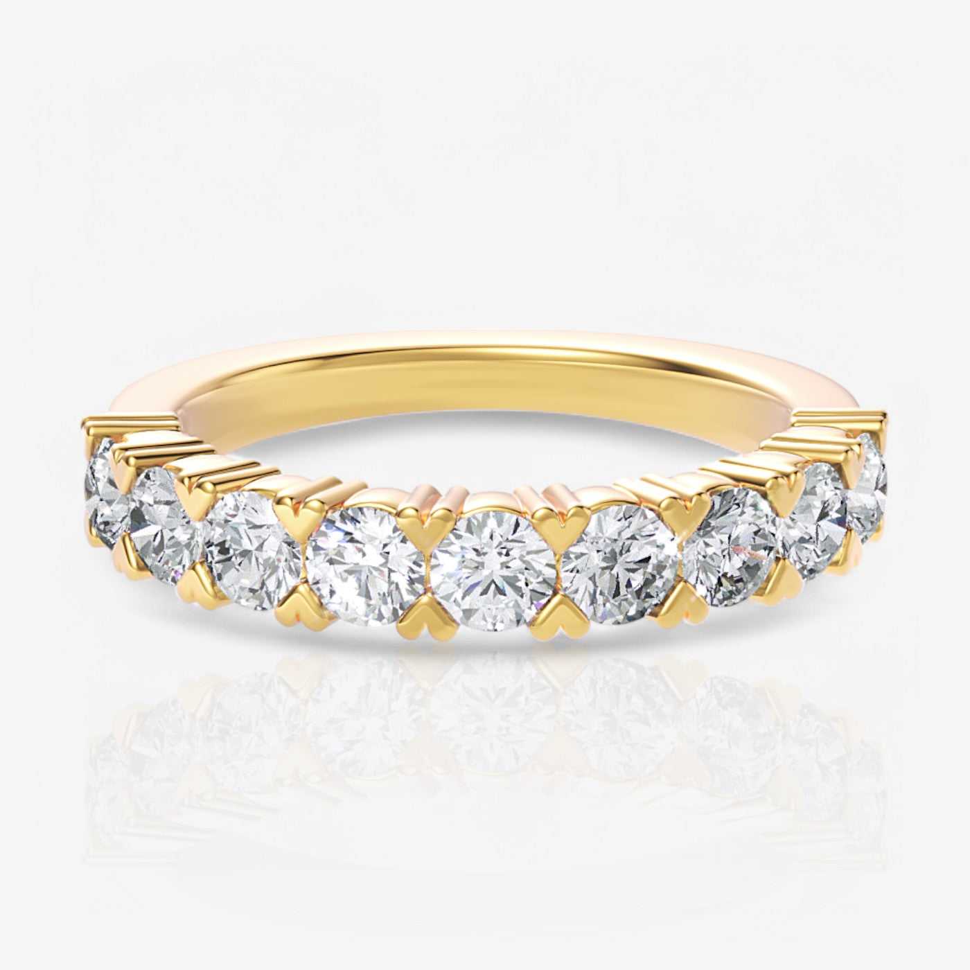18kt yellow gold/0.75/top