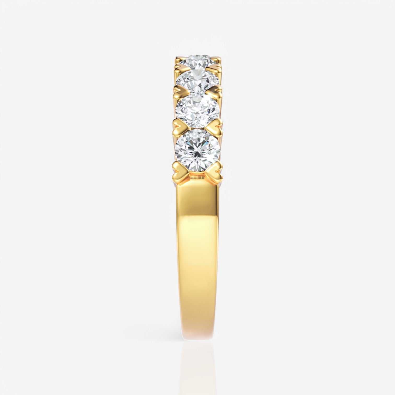 18kt yellow gold/0.75/perspective