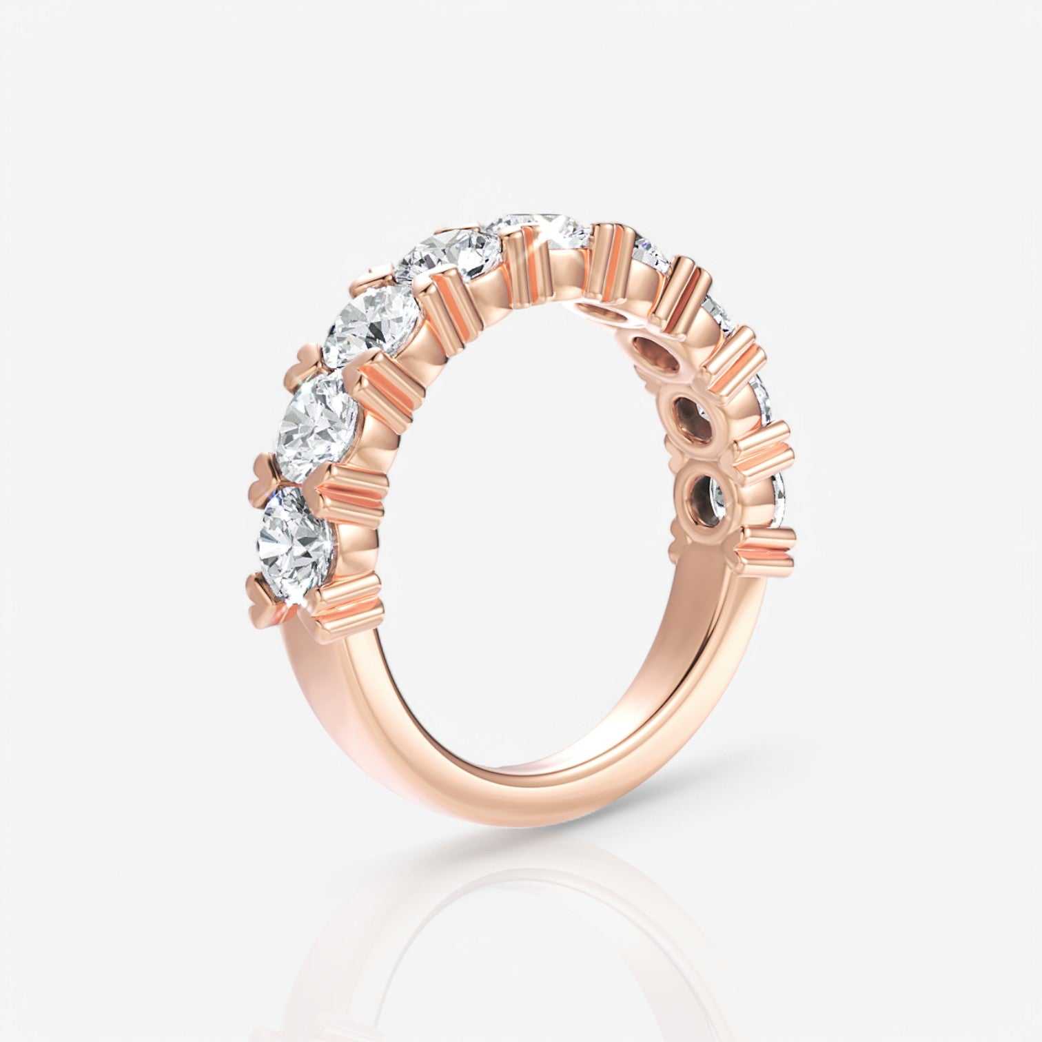 18kt rose gold/2.00/side