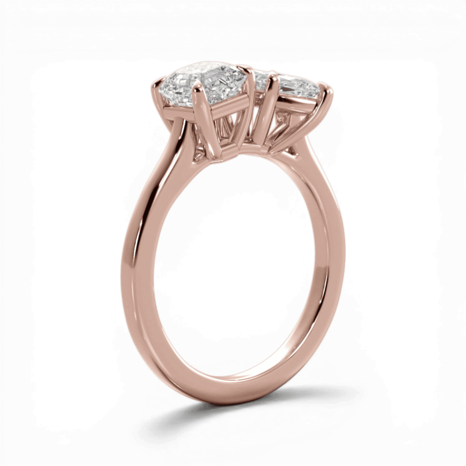 18kt rose gold/front