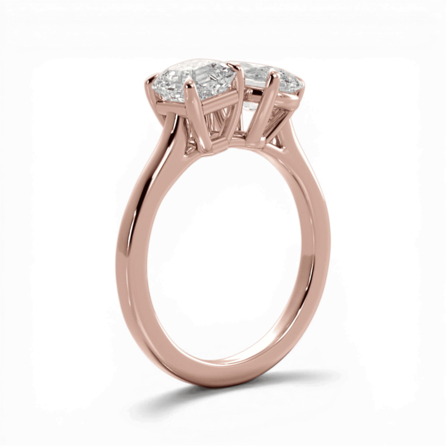 18kt rose gold/front