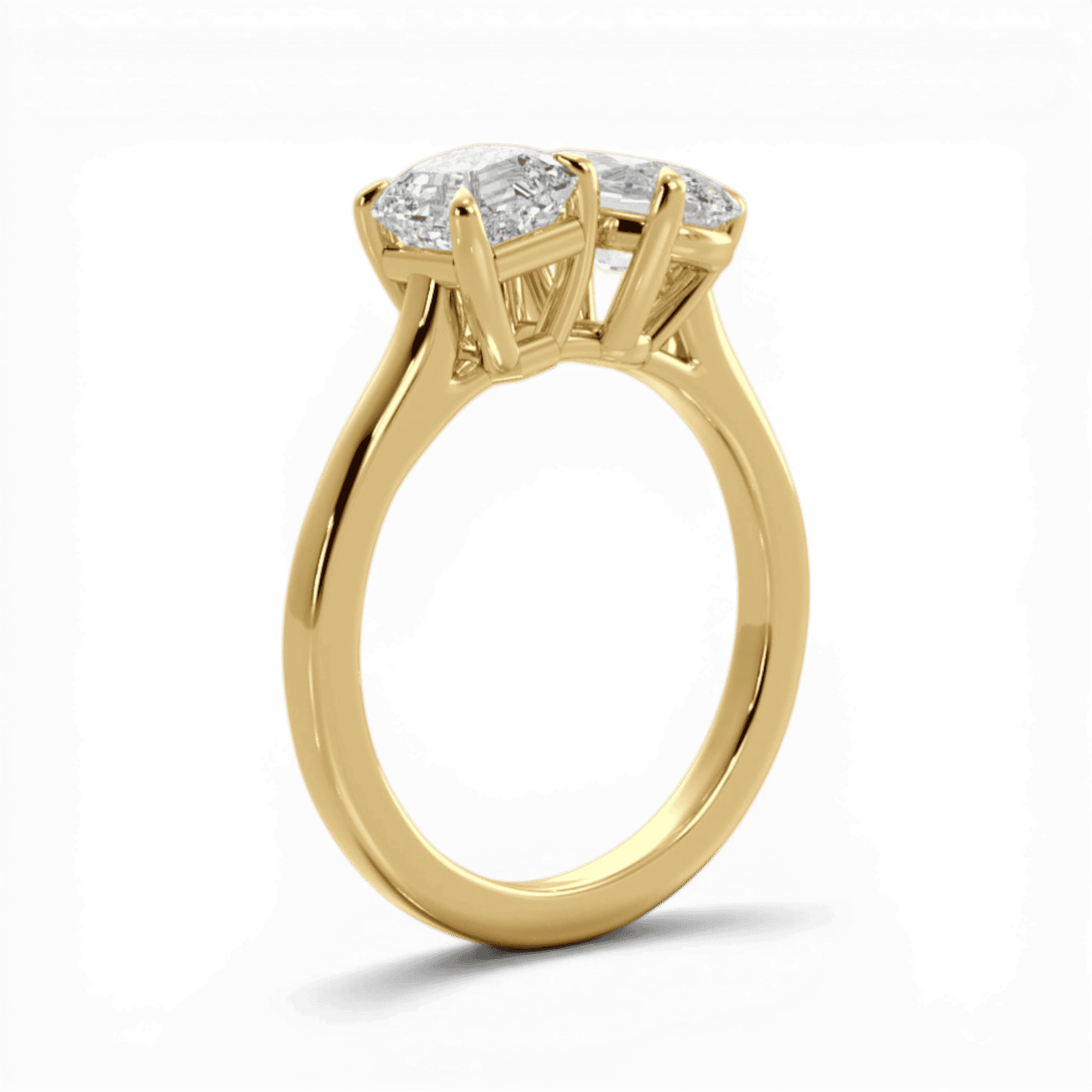 14kt yellow gold/18kt yellow gold/front