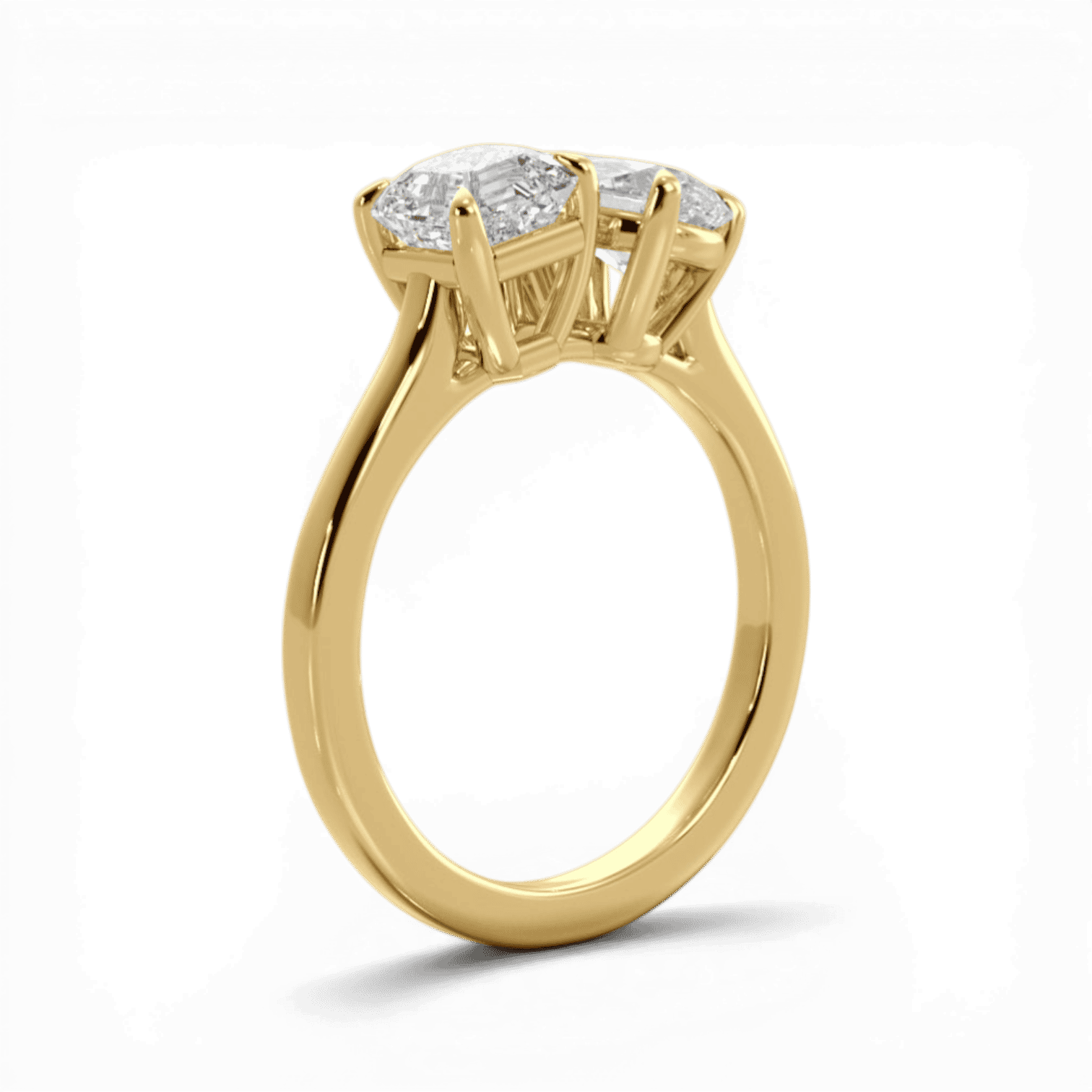 14kt yellow gold/18kt yellow gold/front