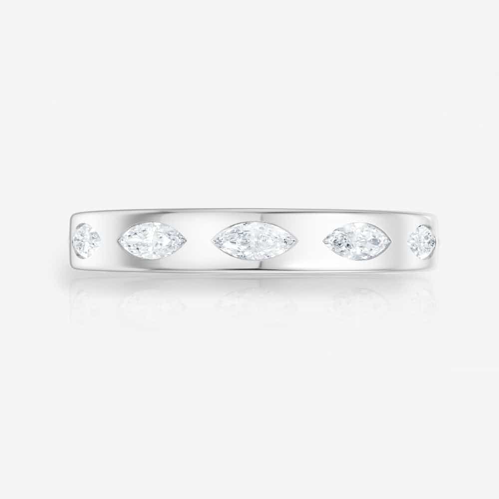 14kt white gold/measurements