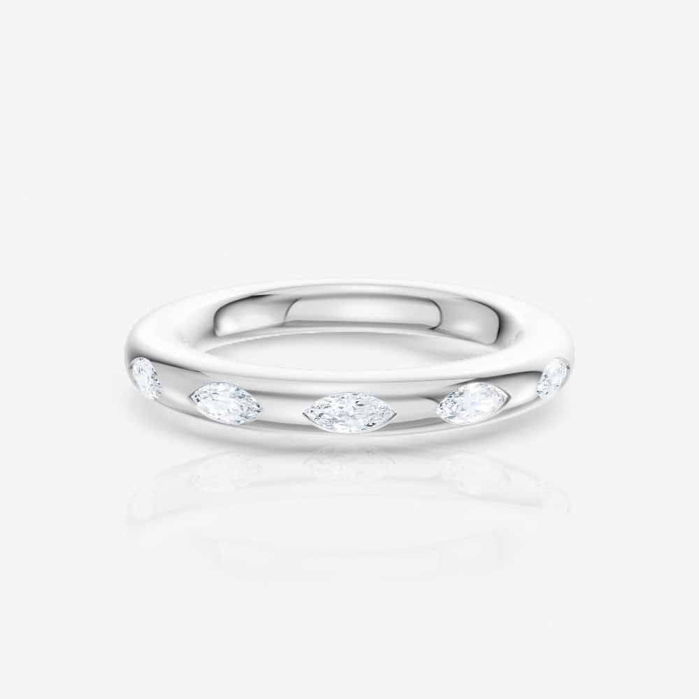14kt white gold/top