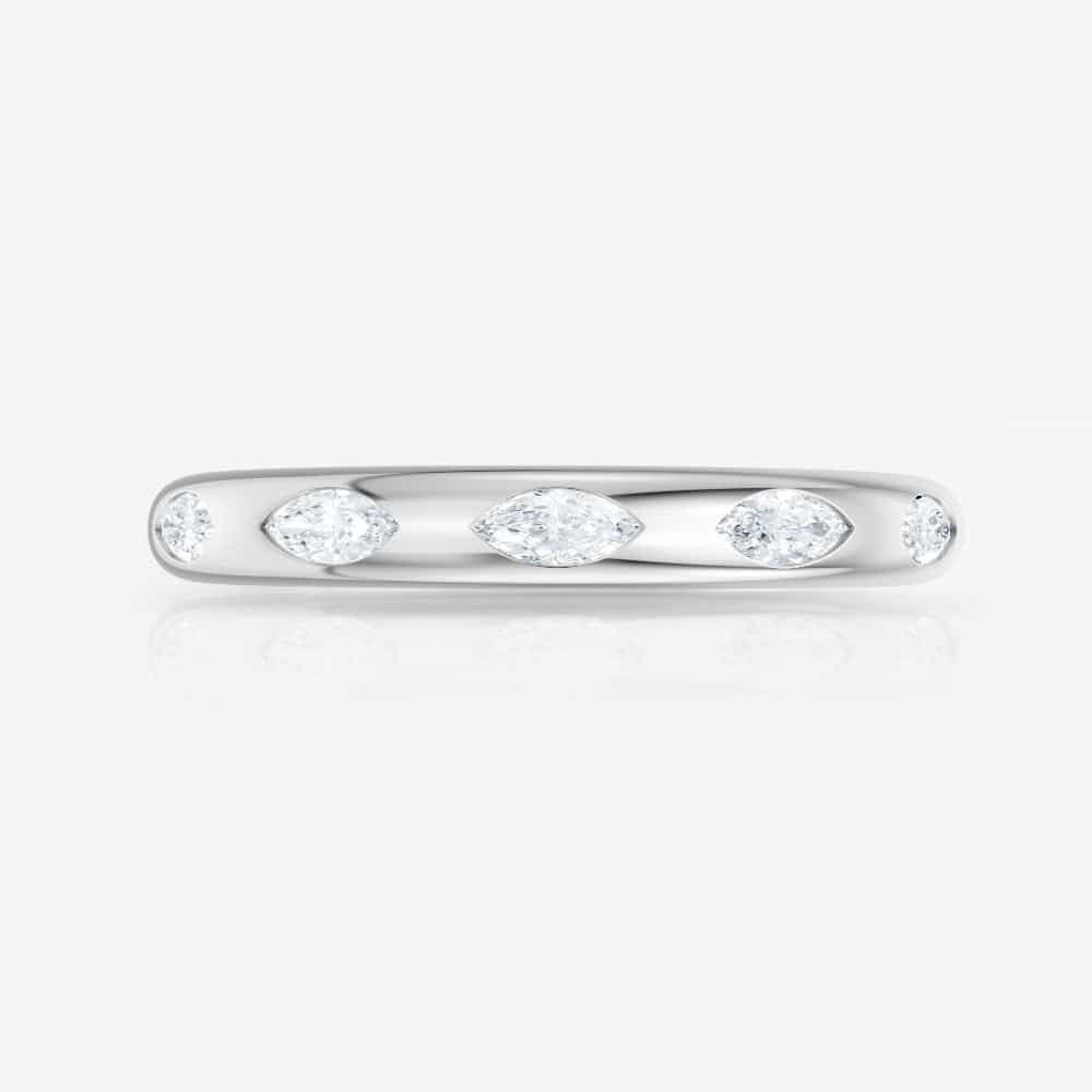 14kt white gold/measurements