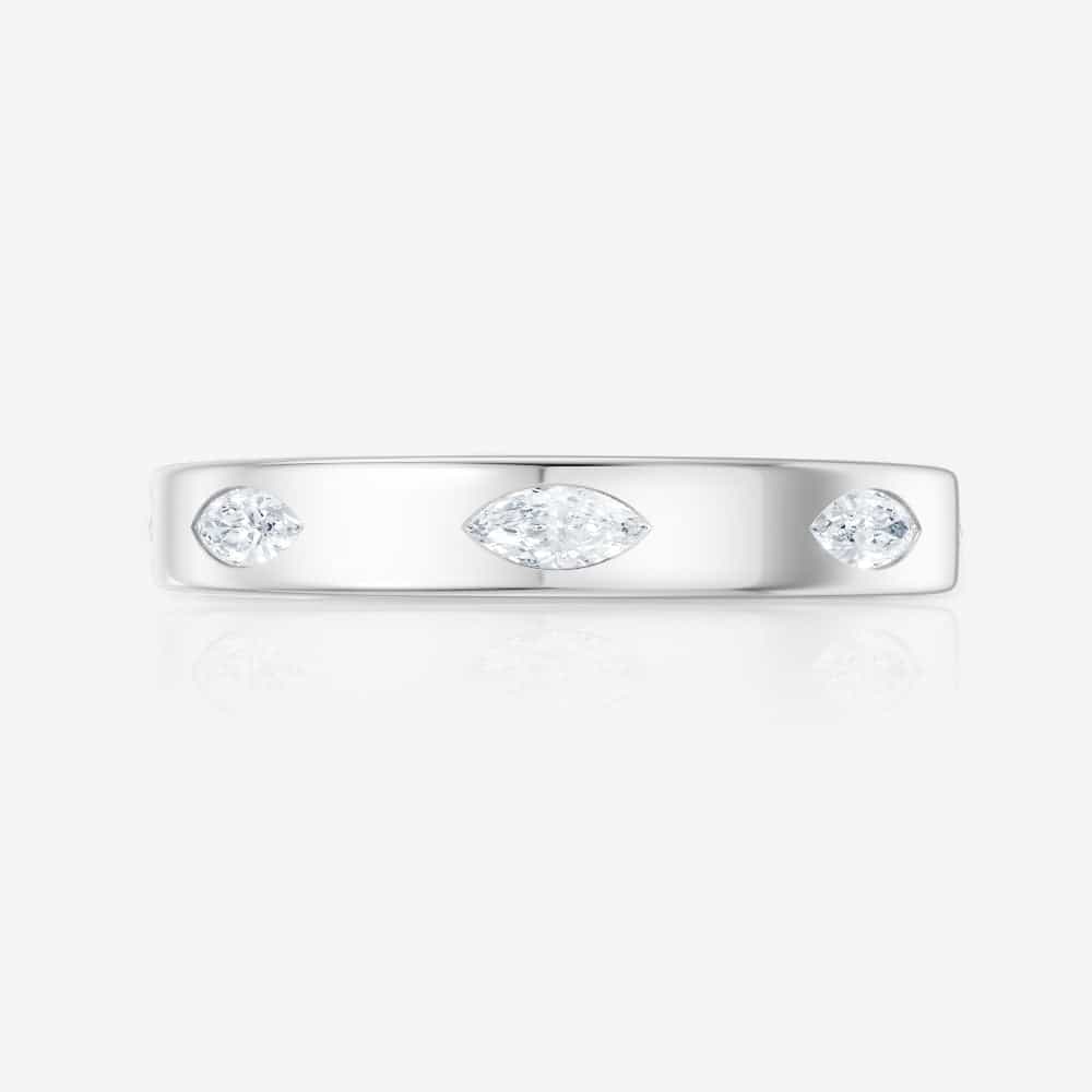 14kt white gold/measurements