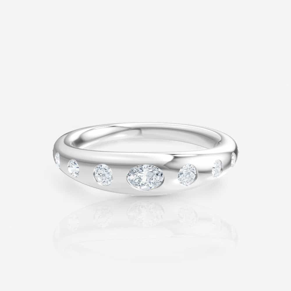 14kt white gold/top