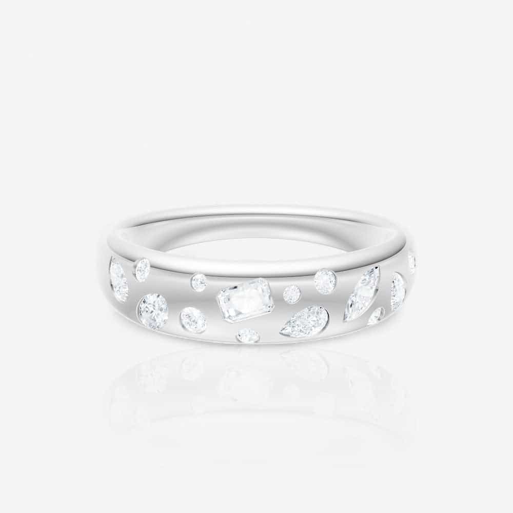 14kt white gold/top