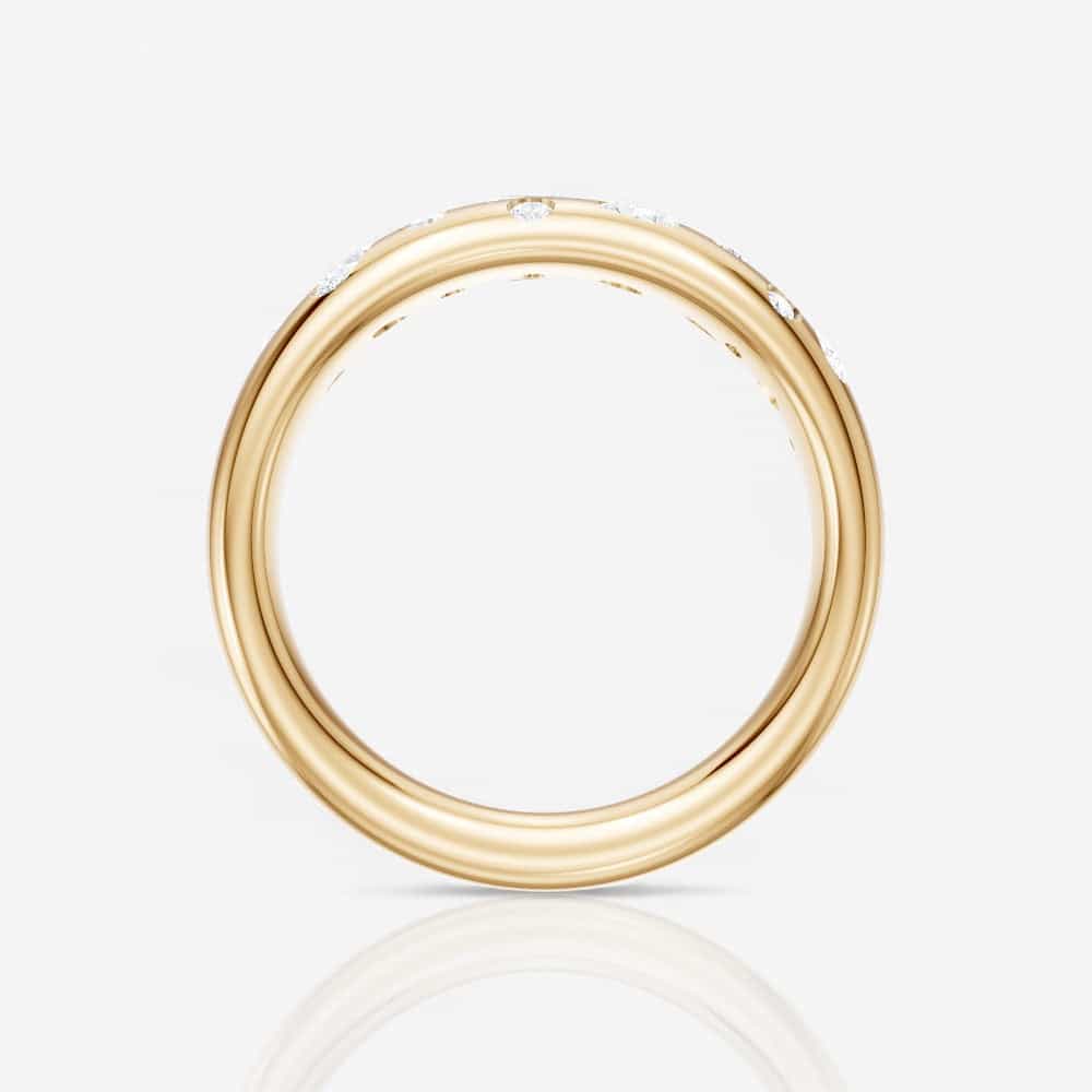 14kt yellow gold/front