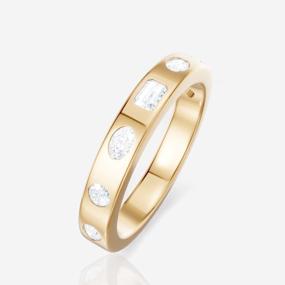 14kt yellow gold/side