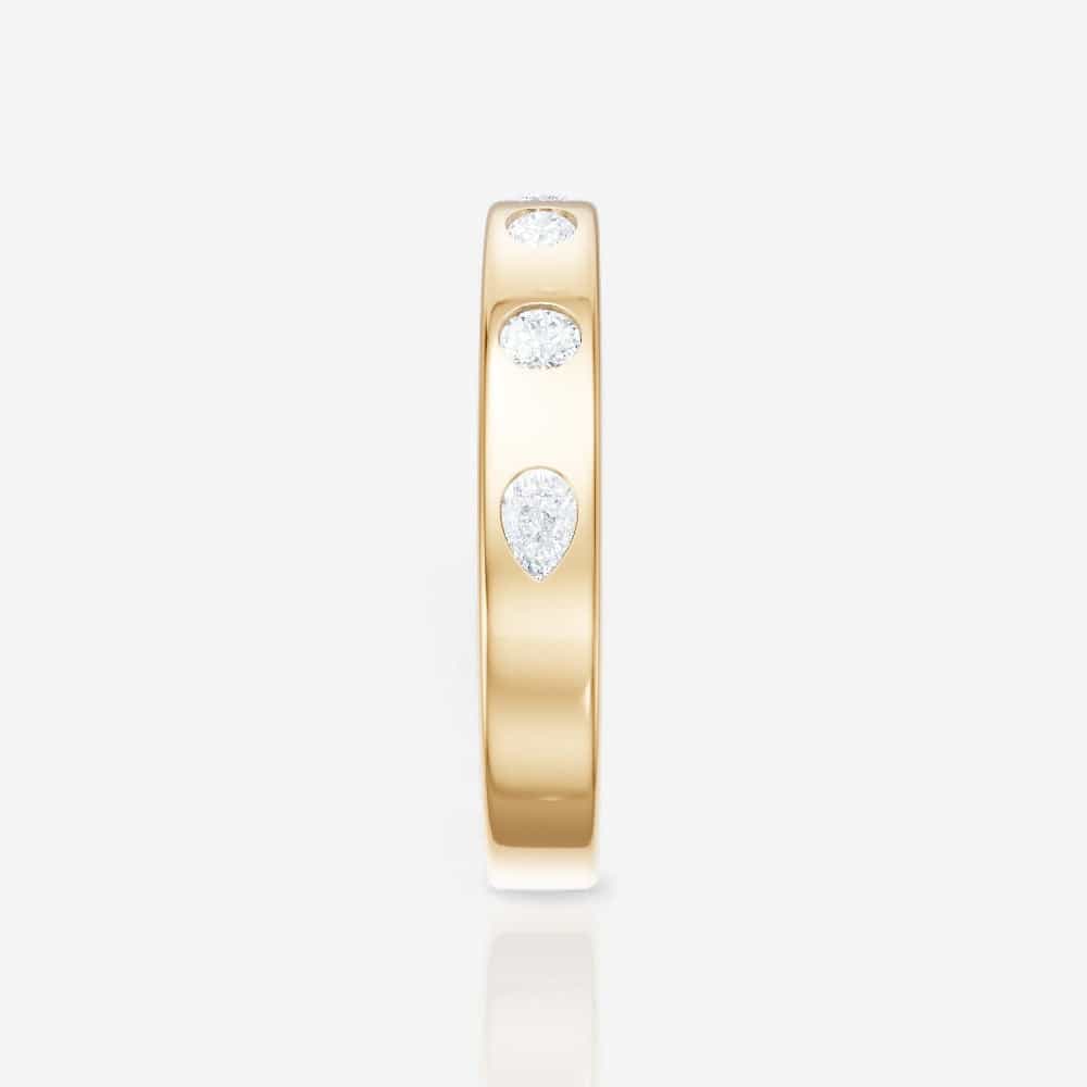 14kt yellow gold/perspective