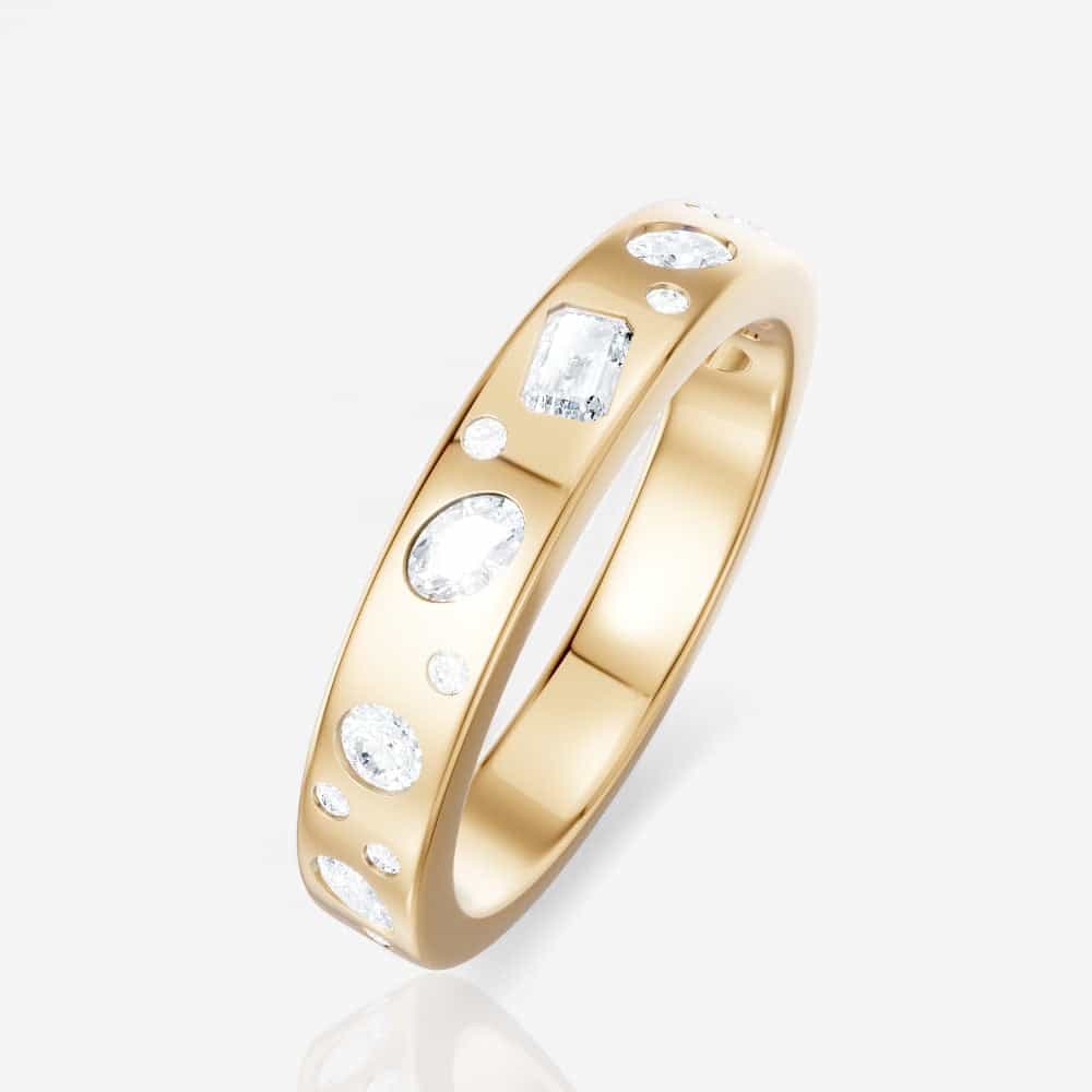 14kt yellow gold/front