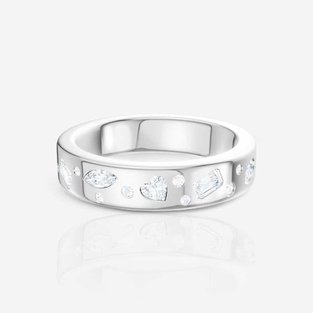 14kt white gold/top