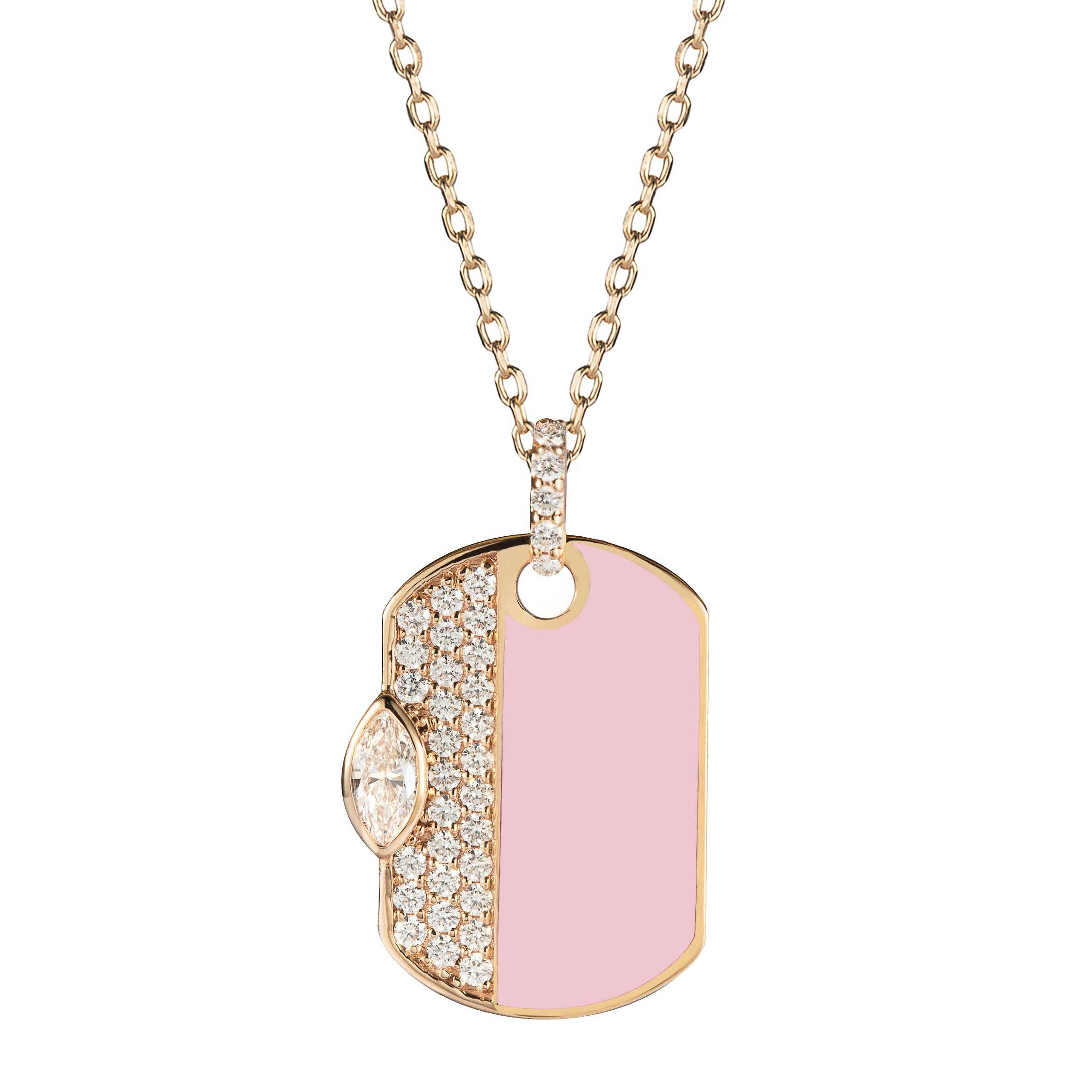 18kt rose gold/front