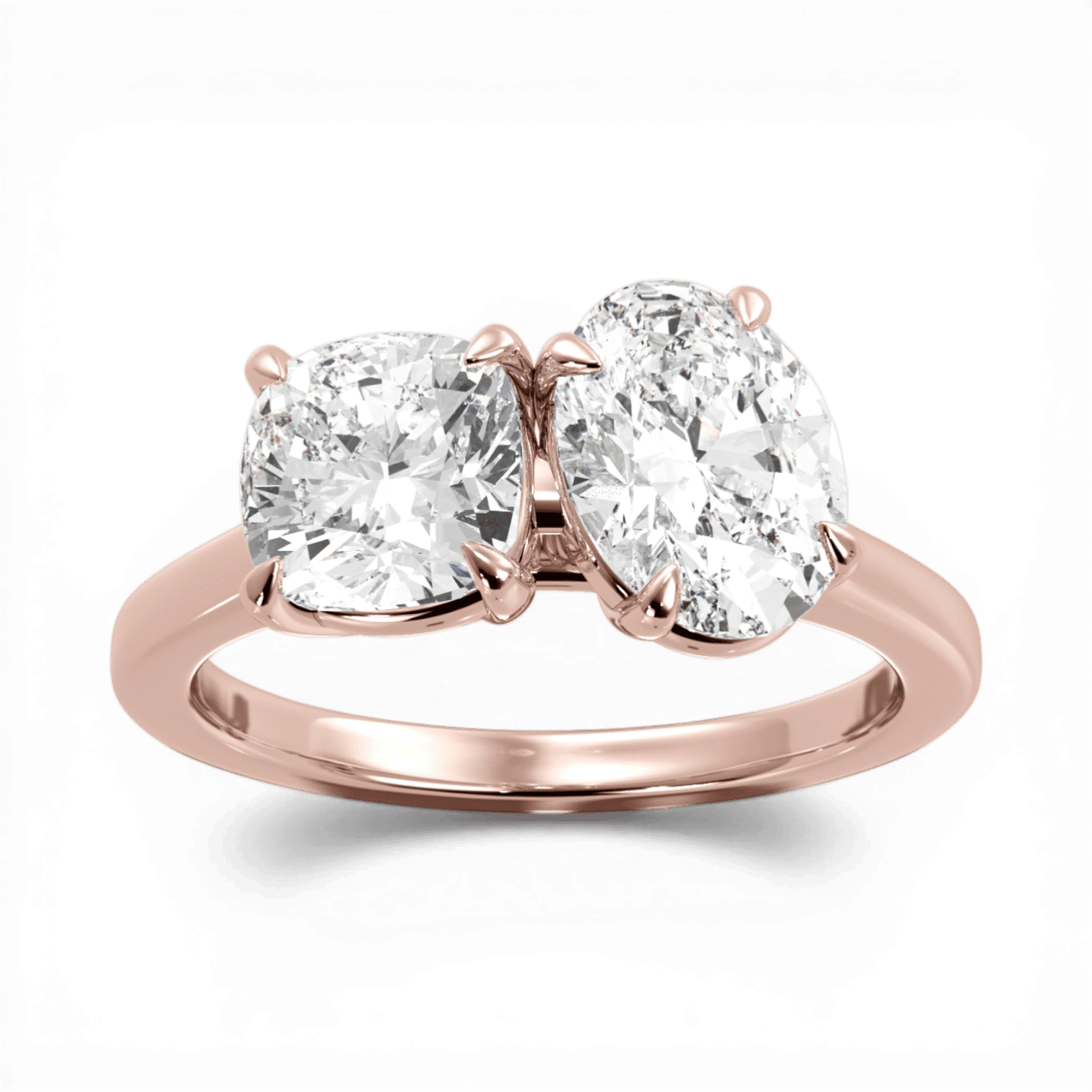 18kt rose gold/side