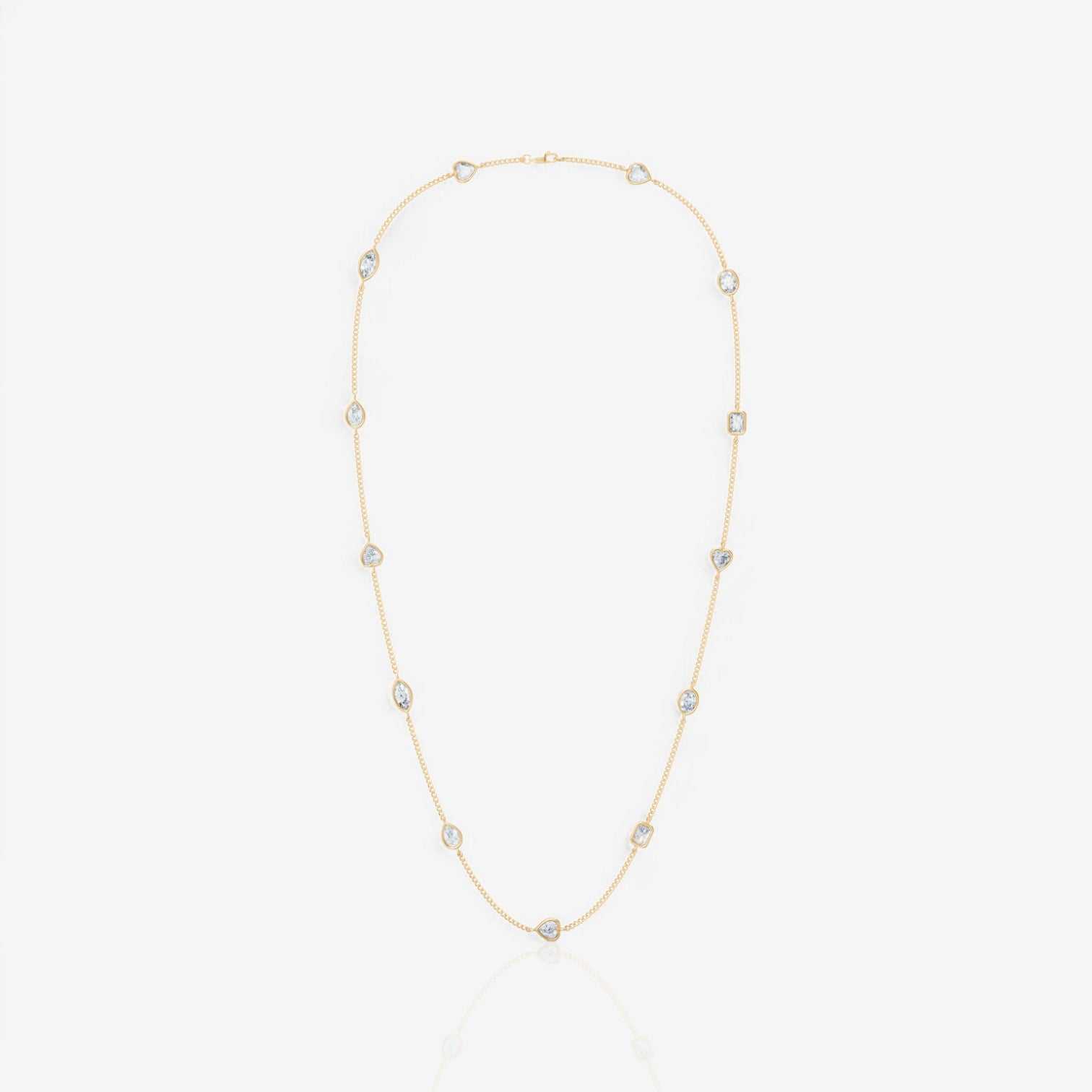 18kt yellow gold/4.00/side