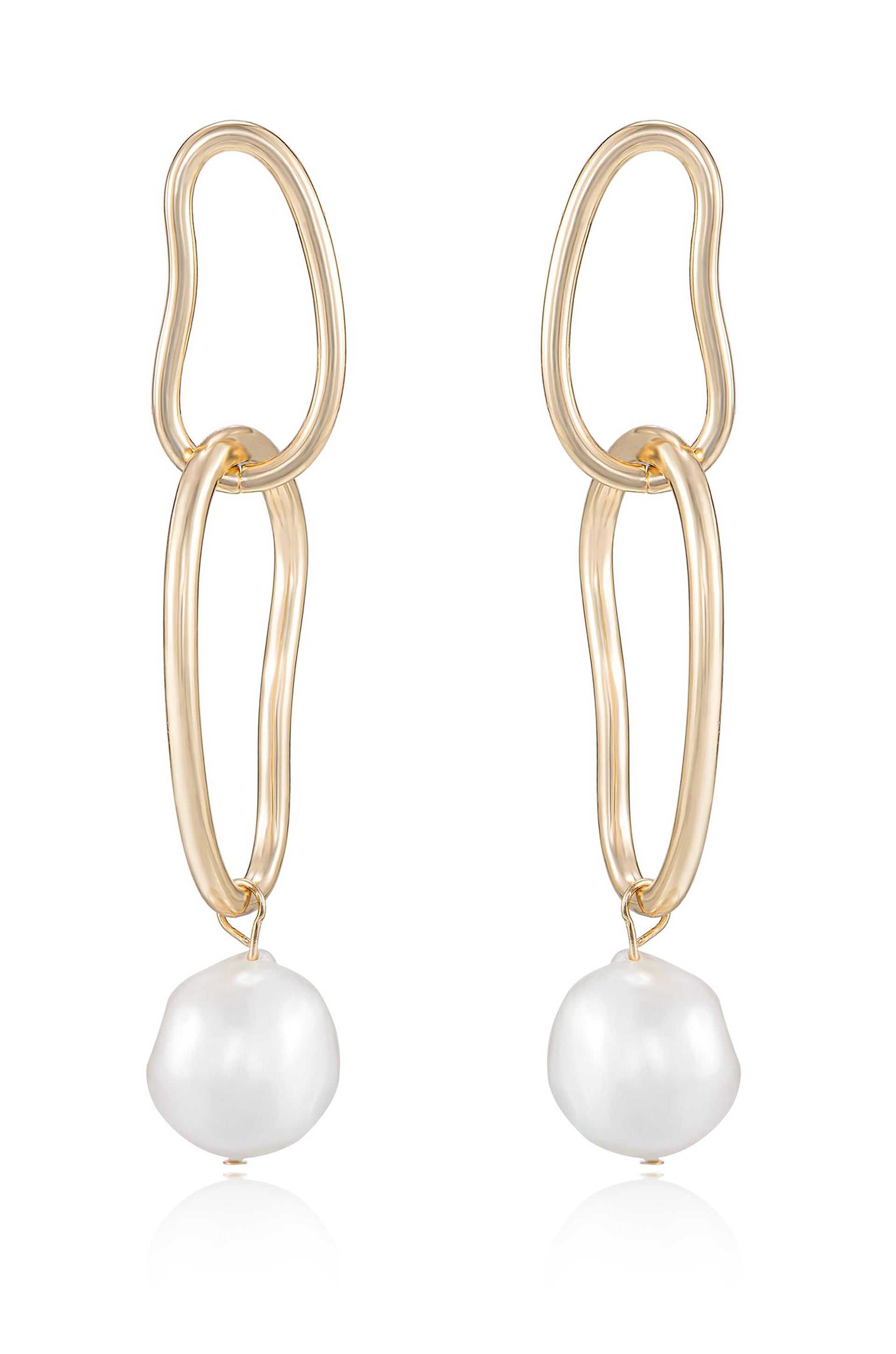 18kt gold plated/front
