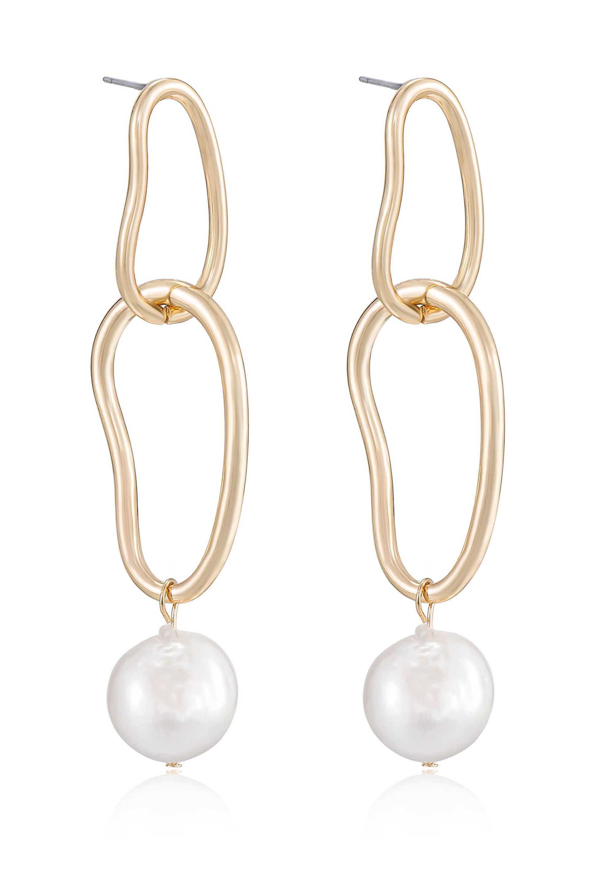 18kt gold plated/side