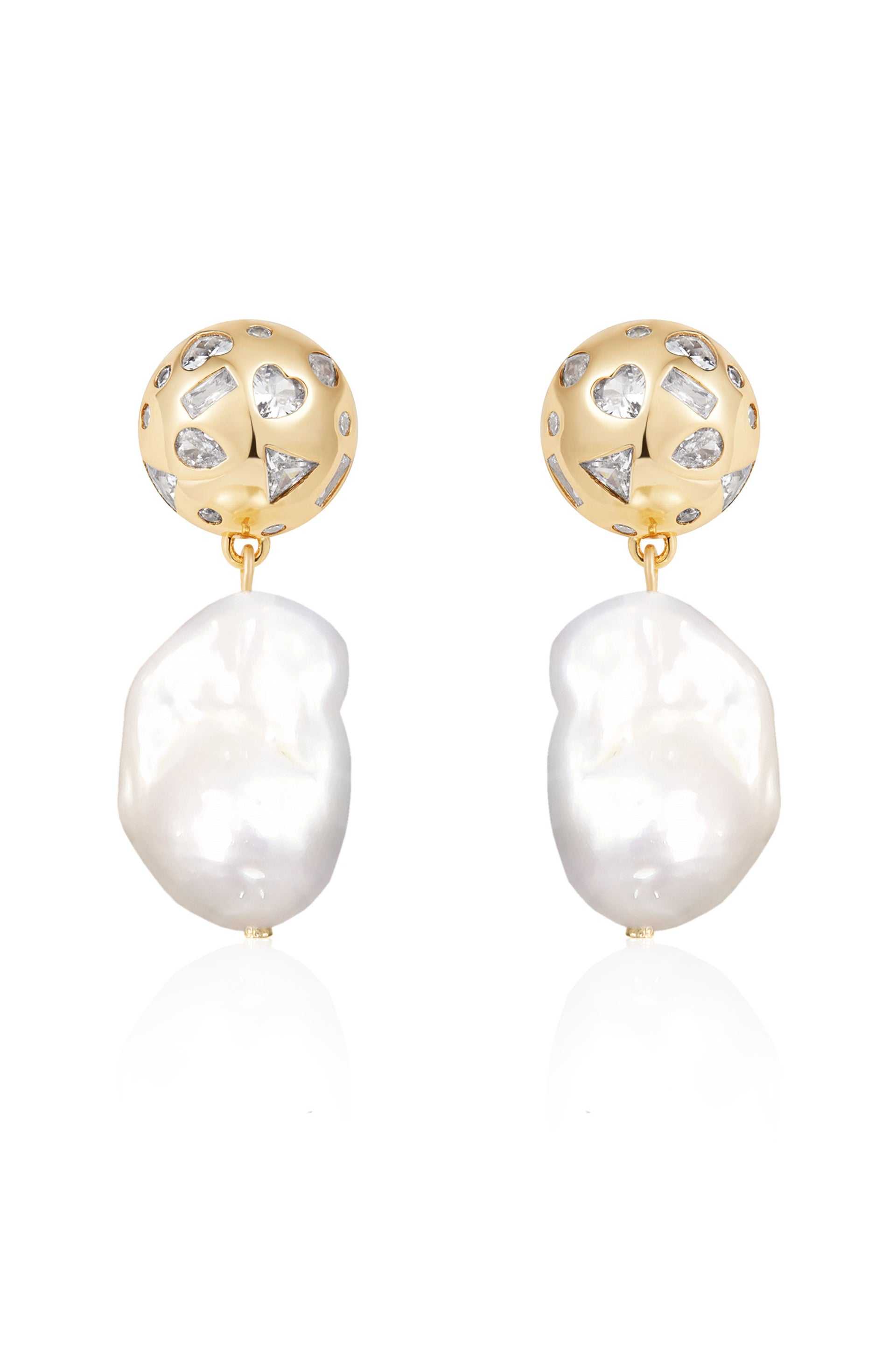18kt gold plated/top