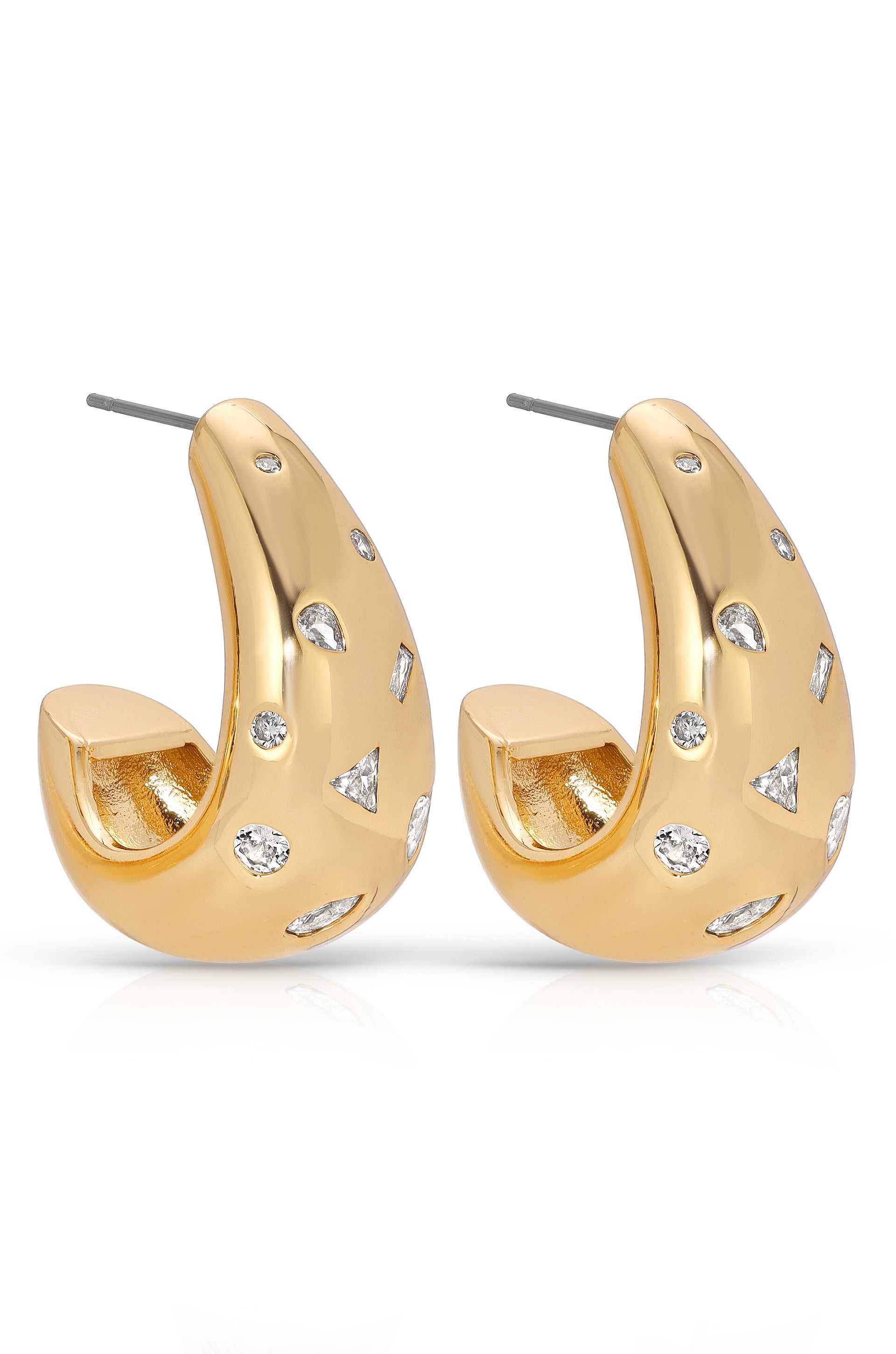 18kt Gold Plated/side