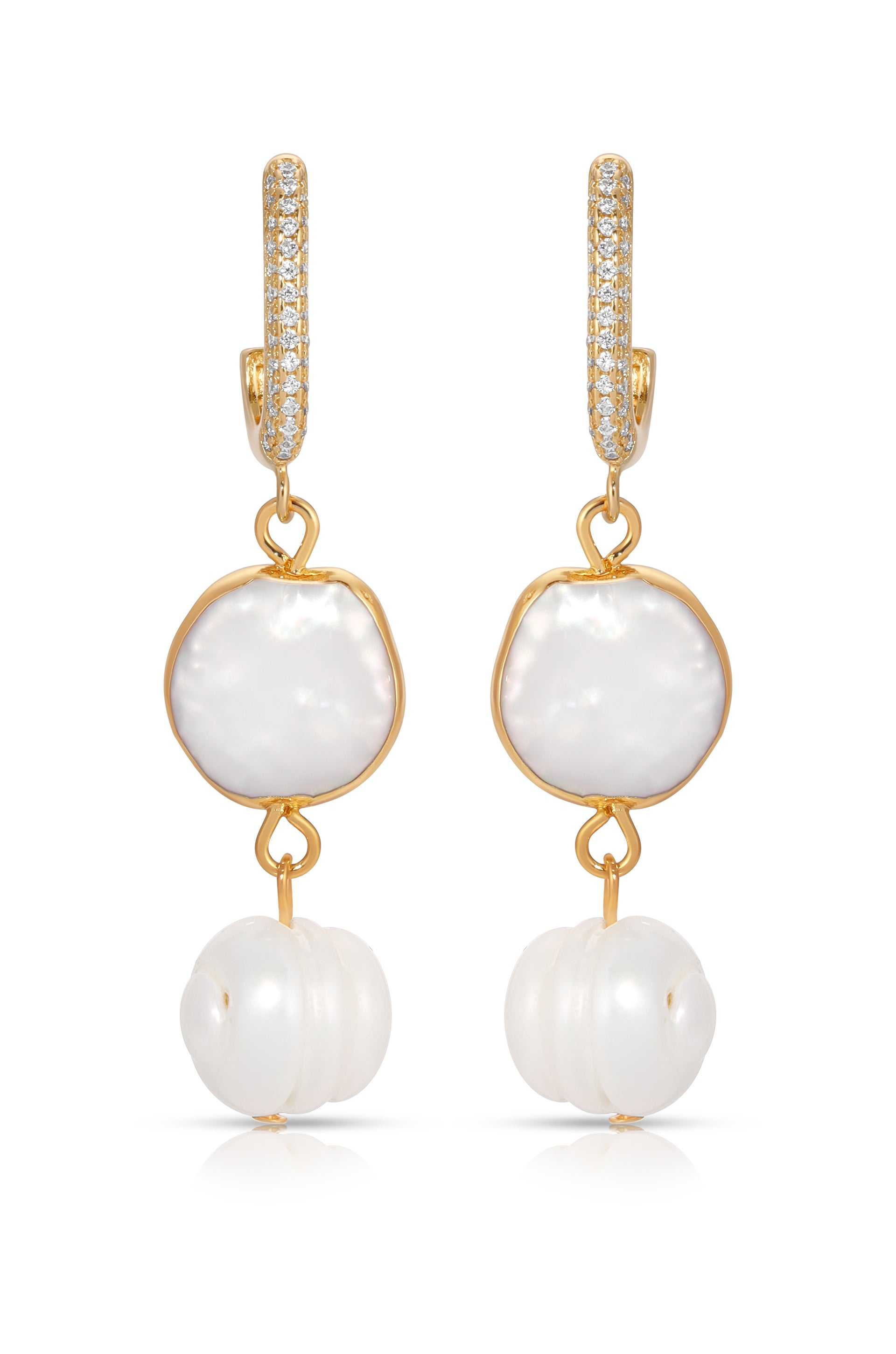 18kt gold plated/top