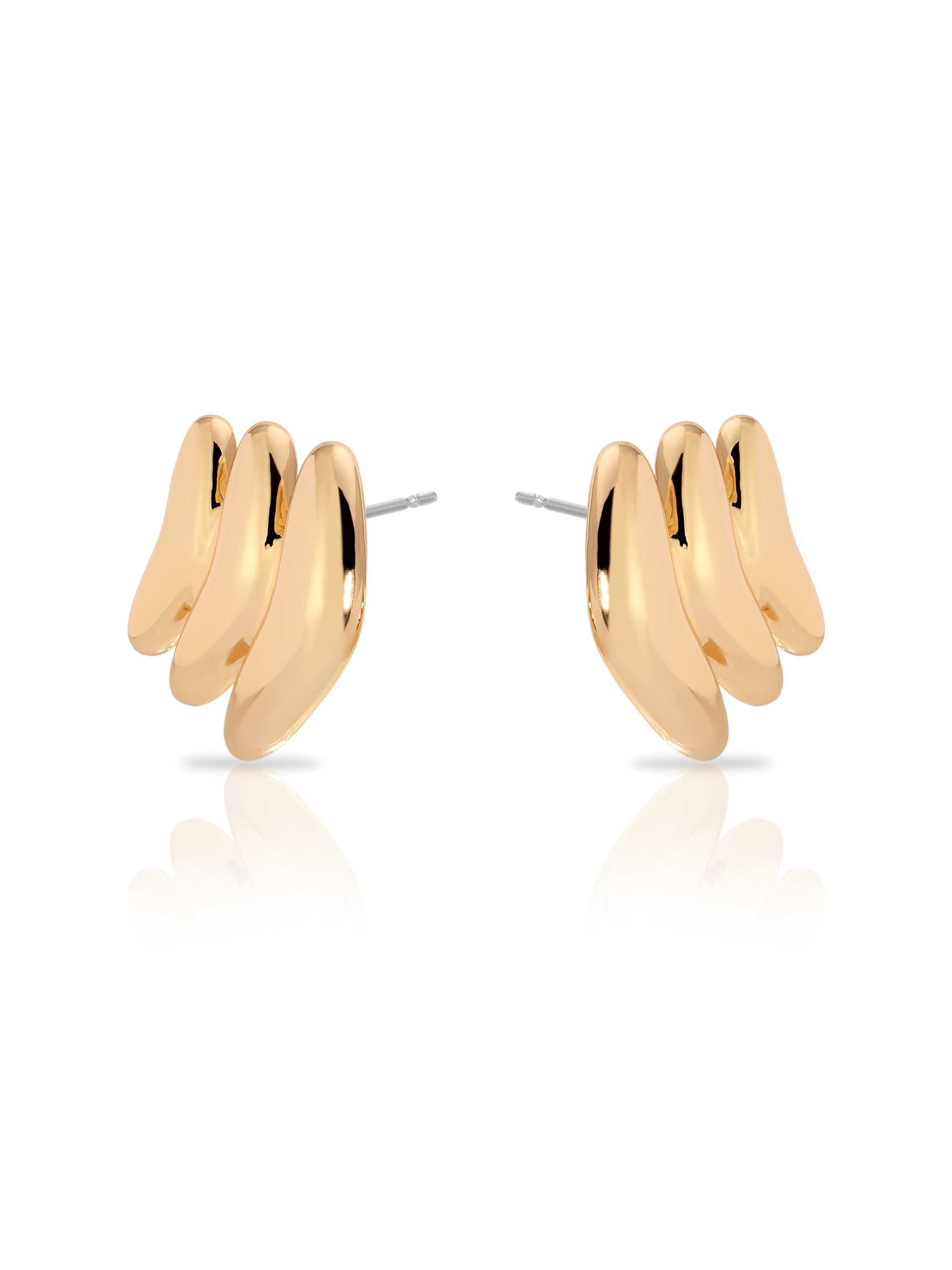 18kt Gold Plated/side