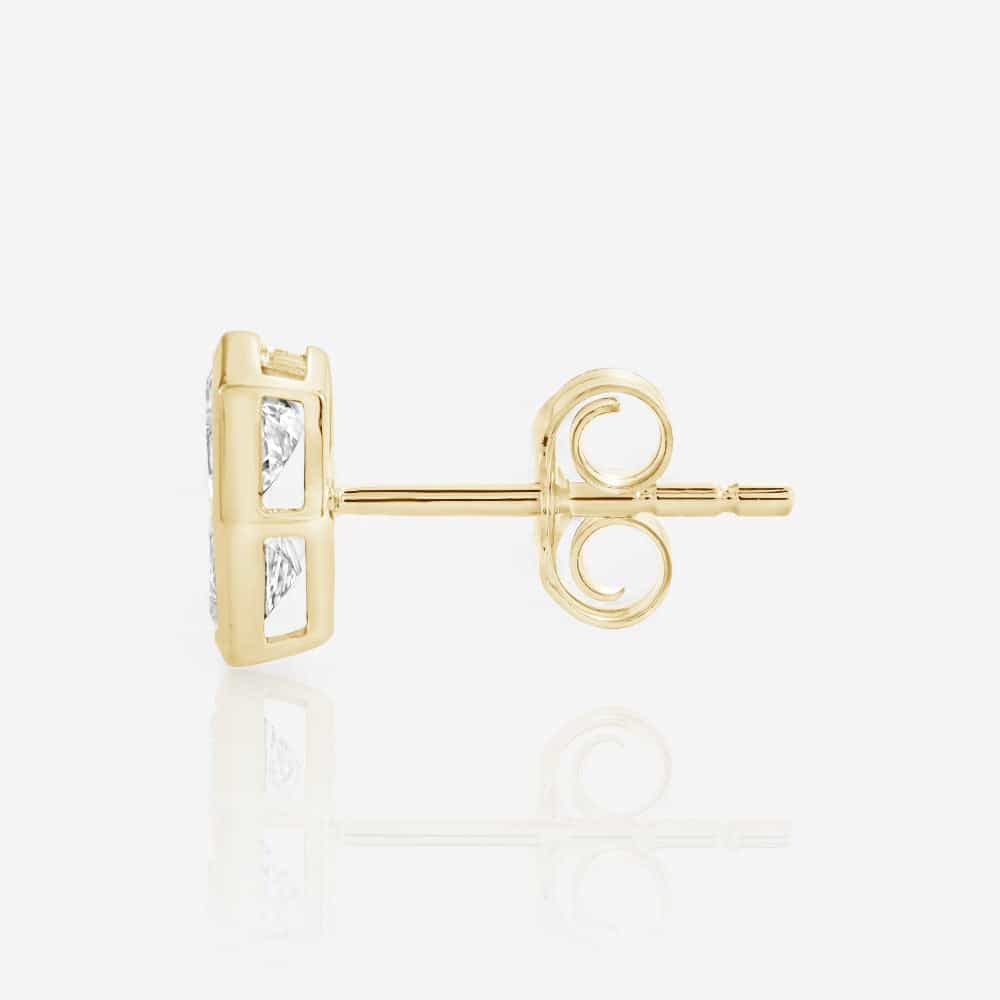 14kt yellow gold/side