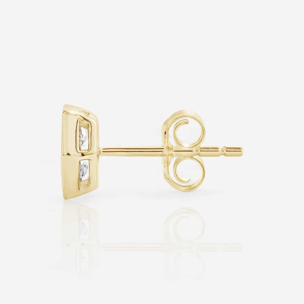 14kt yellow gold/side