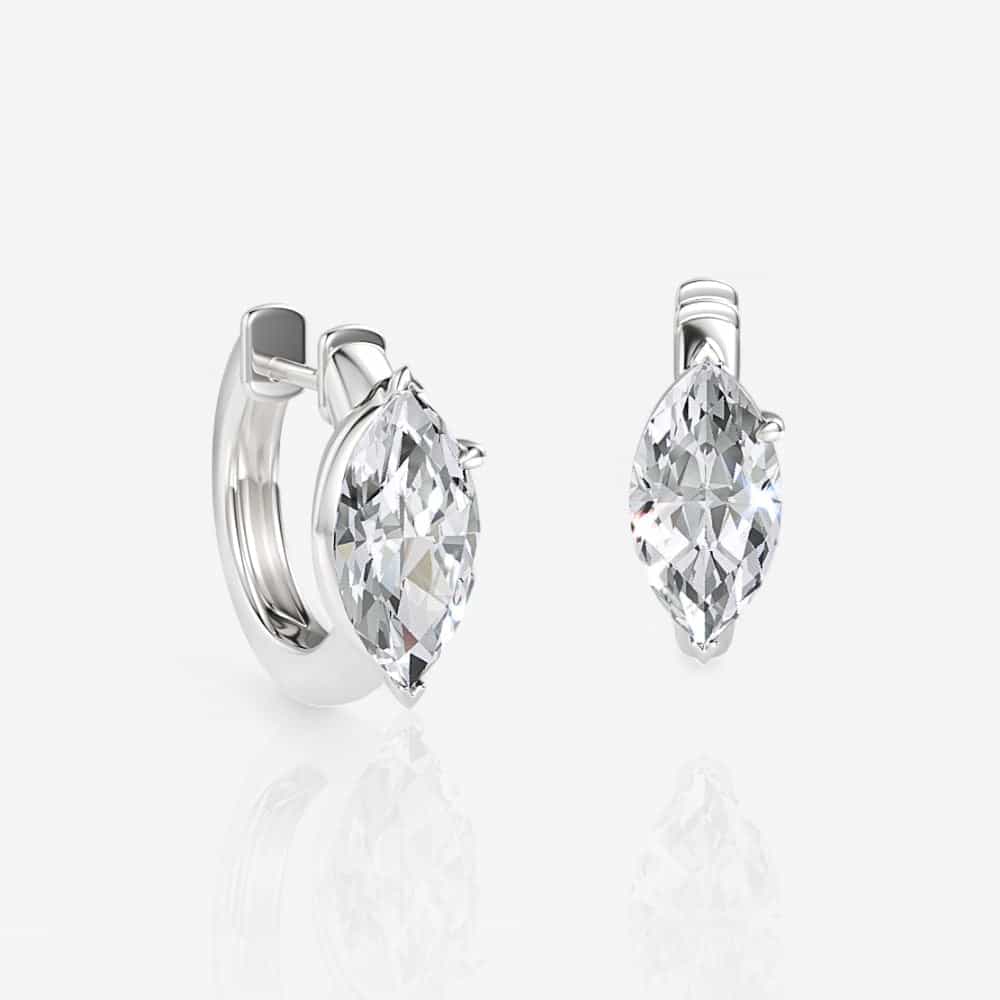 14kt white gold/18kt white gold/platinum/top