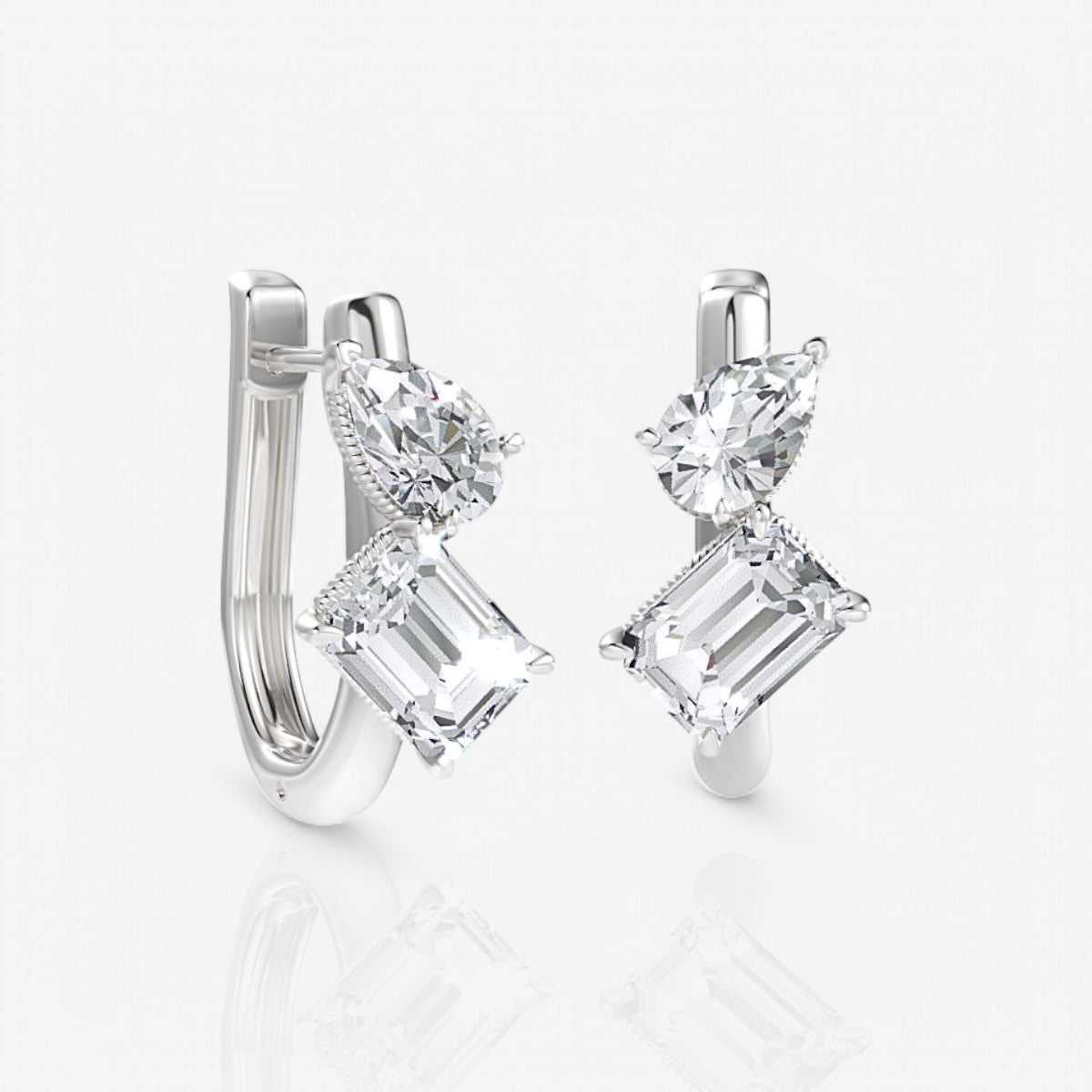 14kt white gold/18kt white gold/platinum/2.00/top