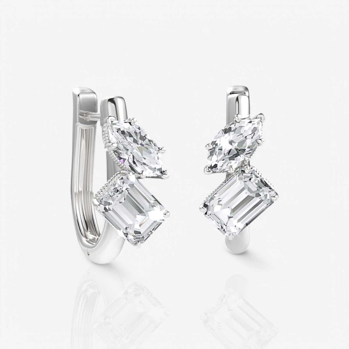 14kt white gold/18kt white gold/platinum/4.00/top