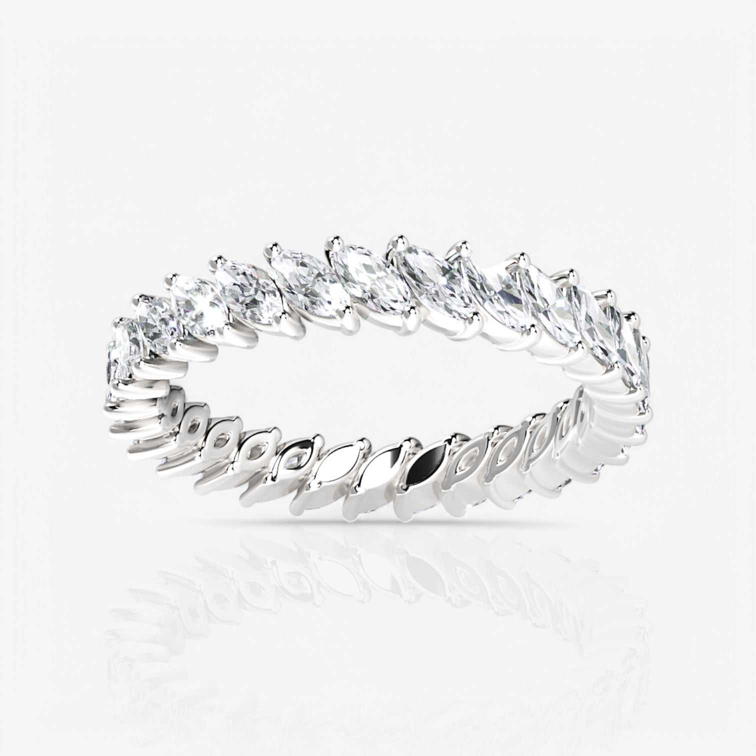 14kt white gold/18kt white gold/platinum/1.00/3/3.5/4/4.5/5/5.5/6/6.5/7/7.5/8/8.5/9/top