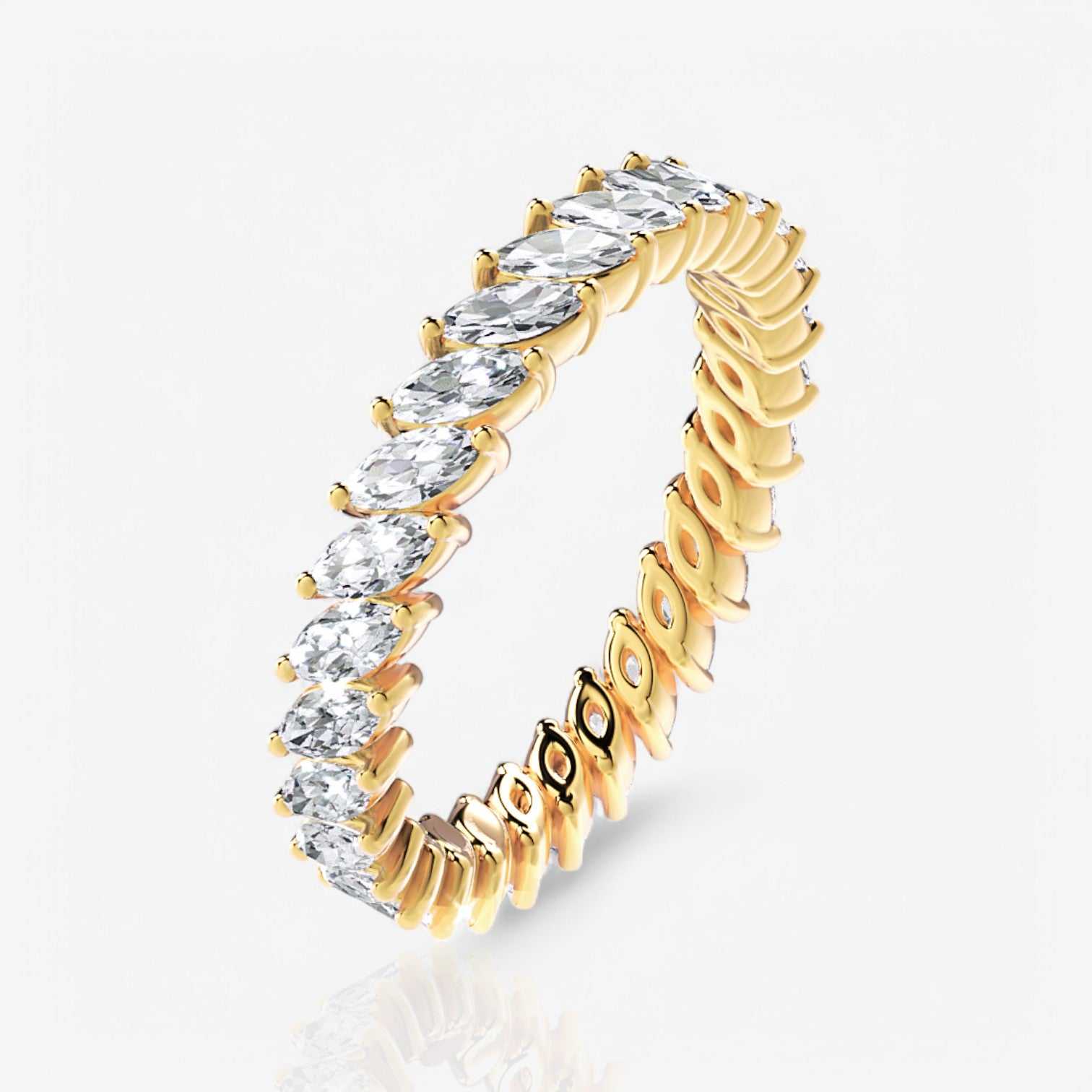 18kt yellow gold/2.00/3/3.5/4/4.5/5/5.5/6/6.5/7/7.5/8/8.5/9/front